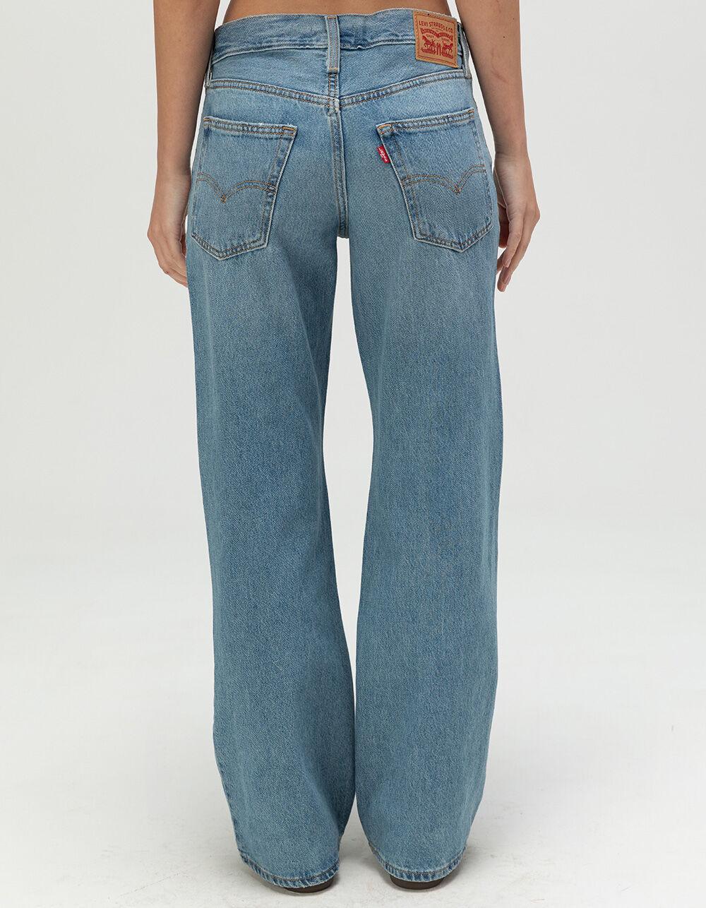 LEVI'S 94 Baggy Womens Bootcut Jeans - Smile For Real - LT BLAST Product Image
