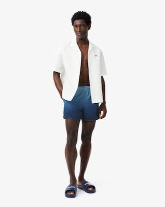 Short Ombré Print Swim Trunks Product Image