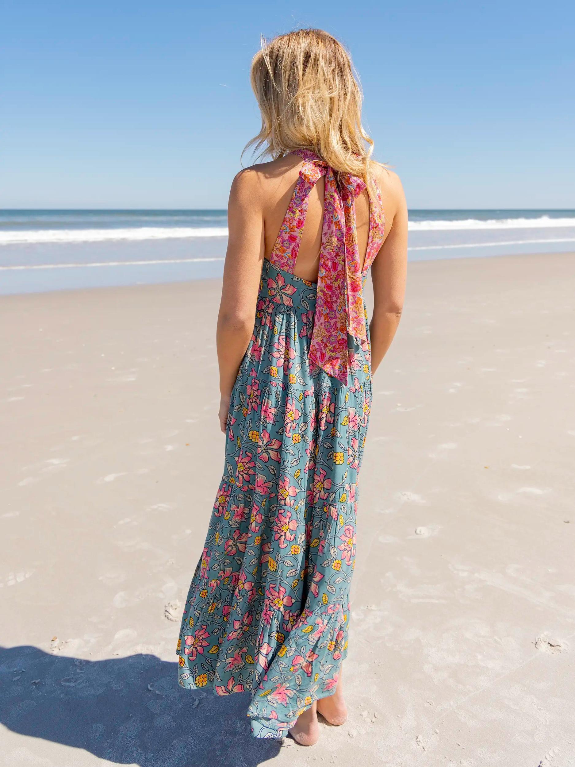 Halle Halter Maxi Dress Product Image