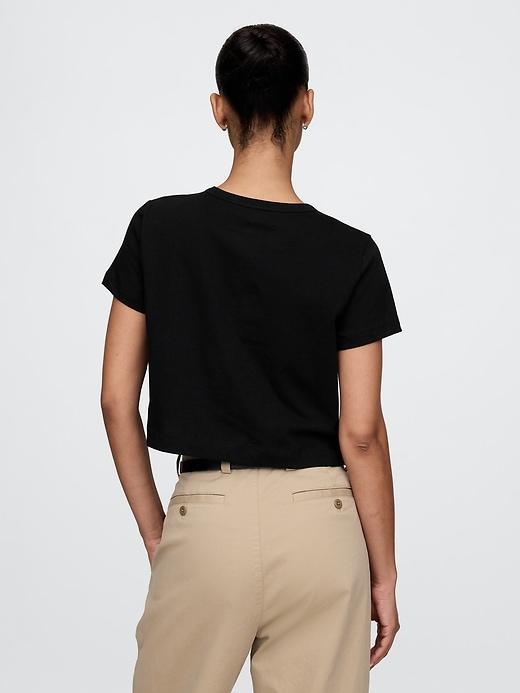 Organic Cotton VintageSoft Cropped T-Shirt Product Image