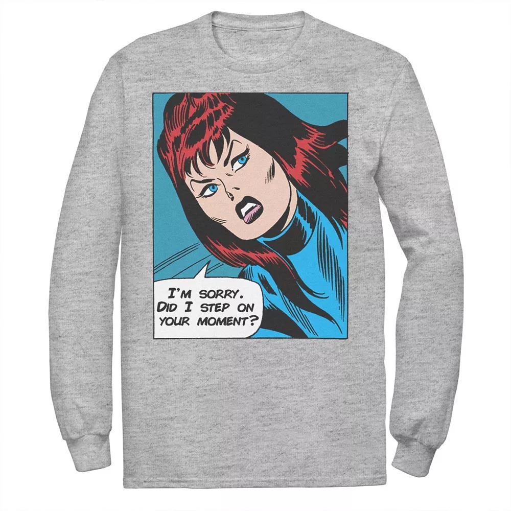 Men's Marvel Black Widow Tee, Size: XL, Athletic Grey Product Image