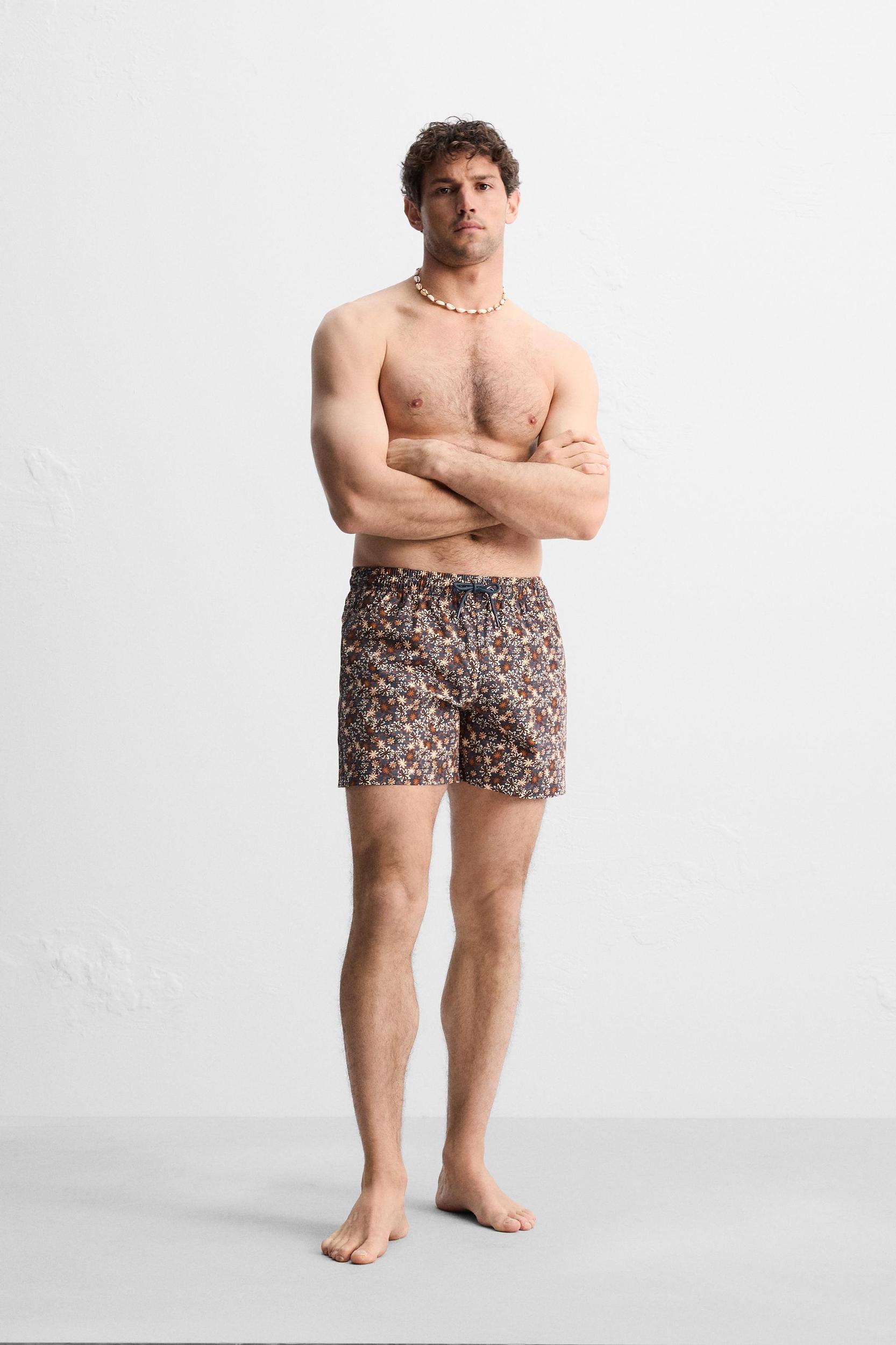 REGULAR FLORAL PRINT SWIMSUIT Product Image