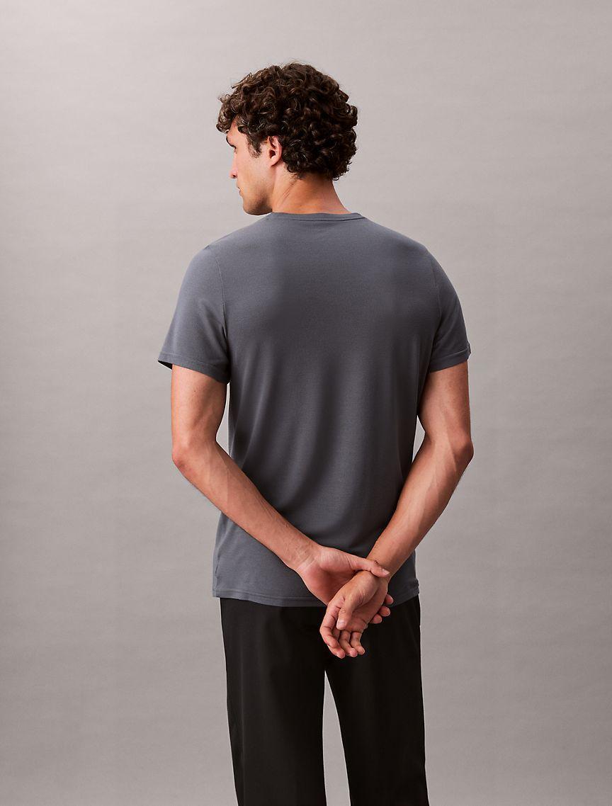 Calvin Klein Mens Modal Pique Classic T-Shirt - Beige Product Image