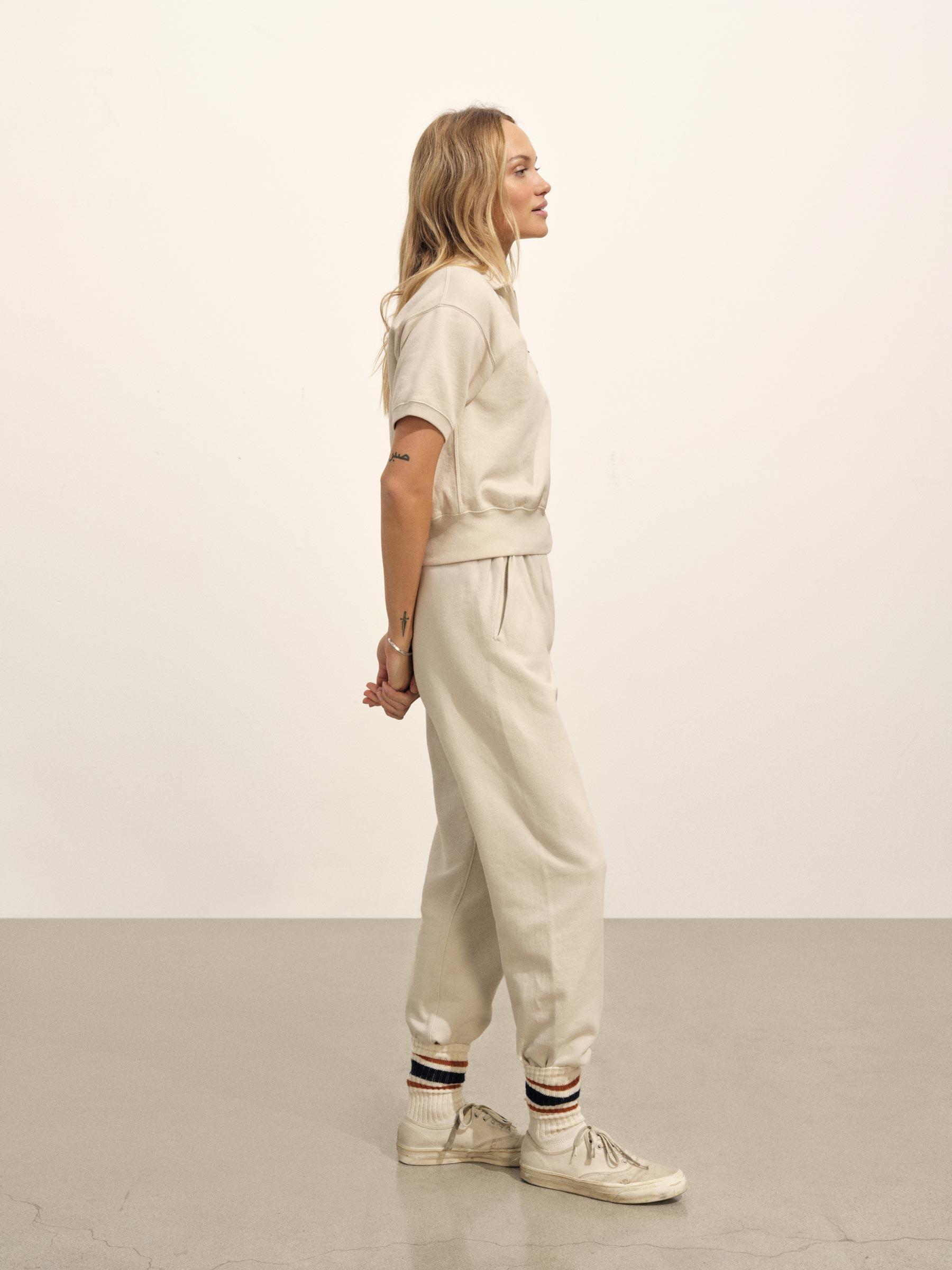 Morning Haze Vintage Interloop Short Sleeve Quarter Zip Product Image