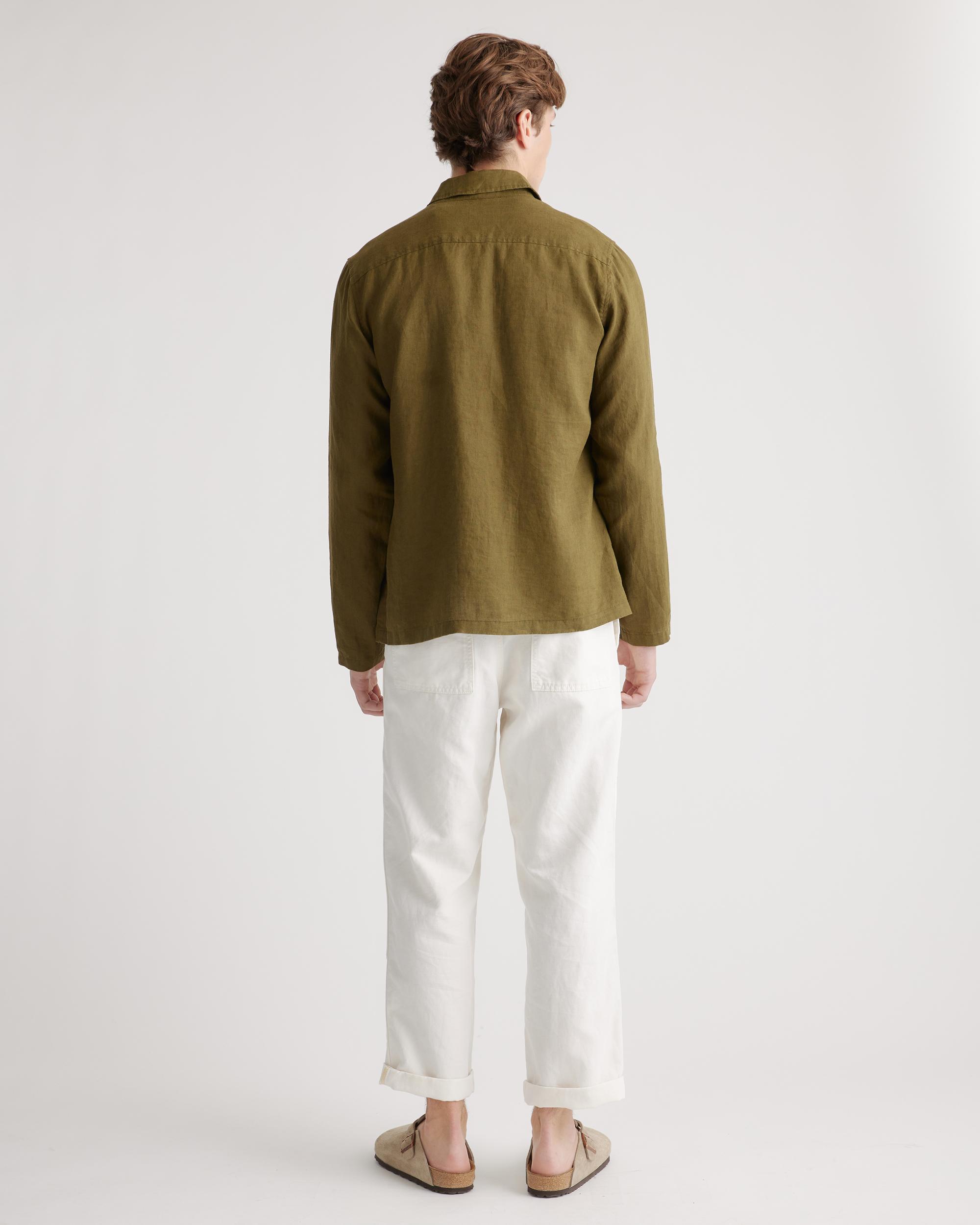 Quince | Men's 100% European Linen Chore Jacket Product Image