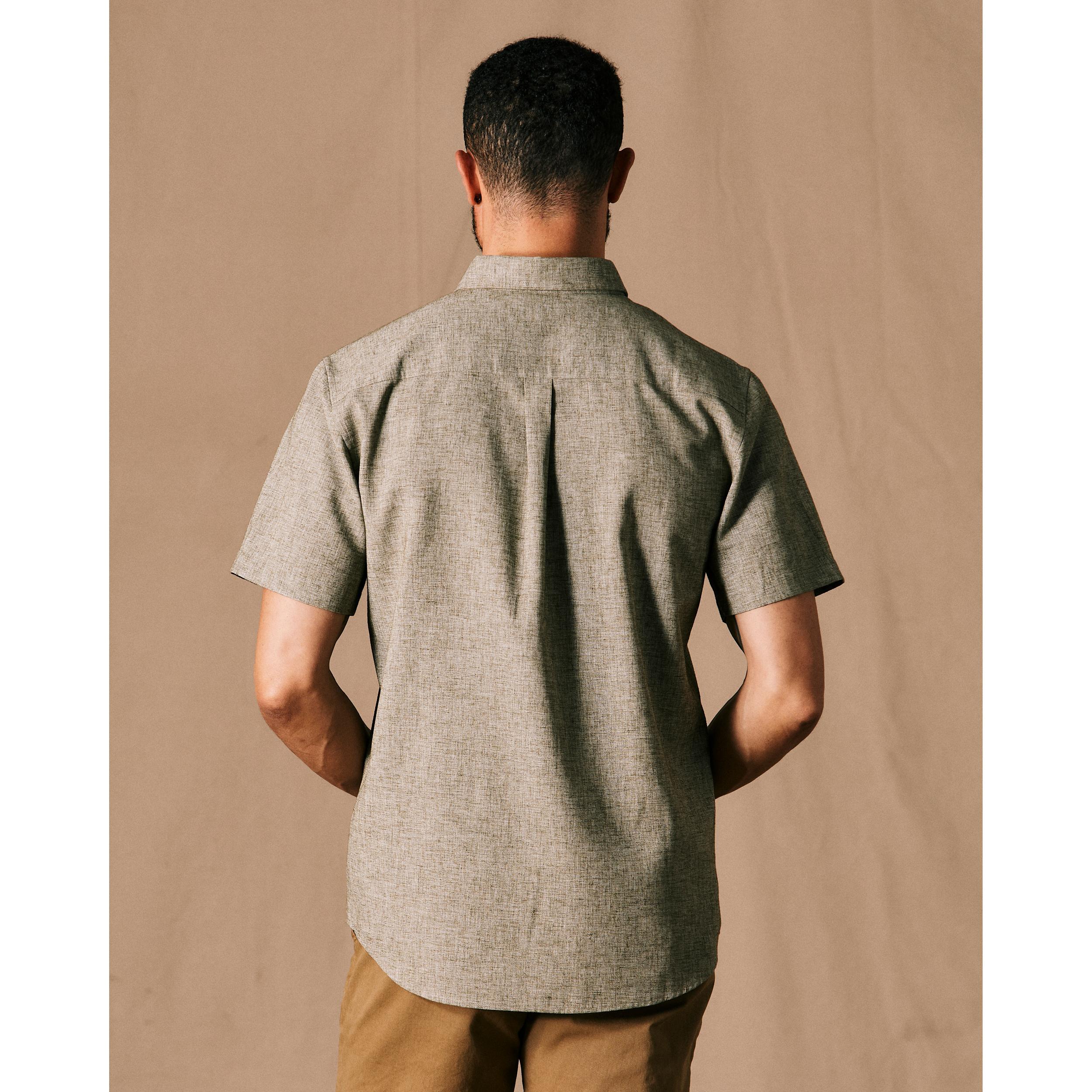 Wrinkle-Free Linen Short Sleeve Shirt Product Image
