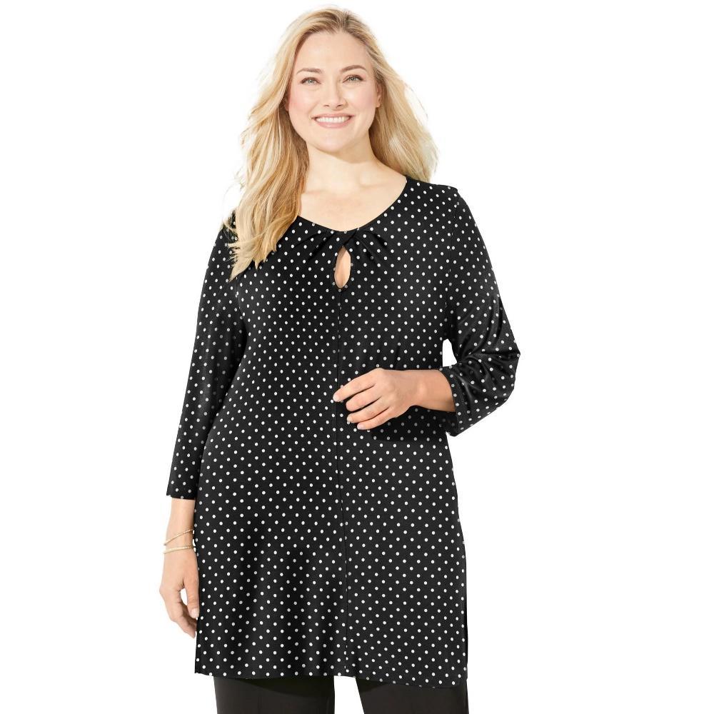 Woman Within Women's Plus Size 7-Day Layered 2-In-1 Tunic Product Image