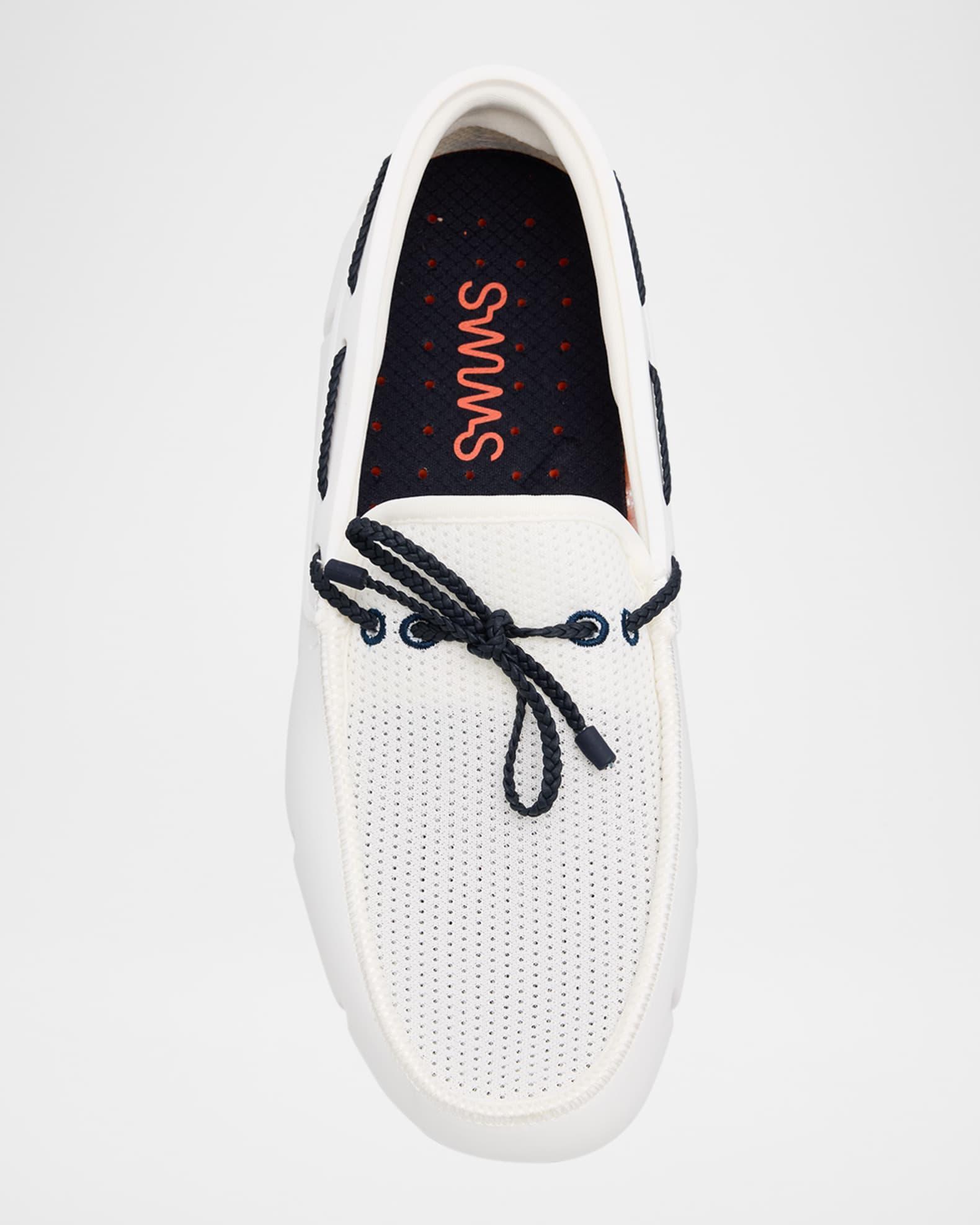 Men's Braided Lace Mesh Loafers Product Image