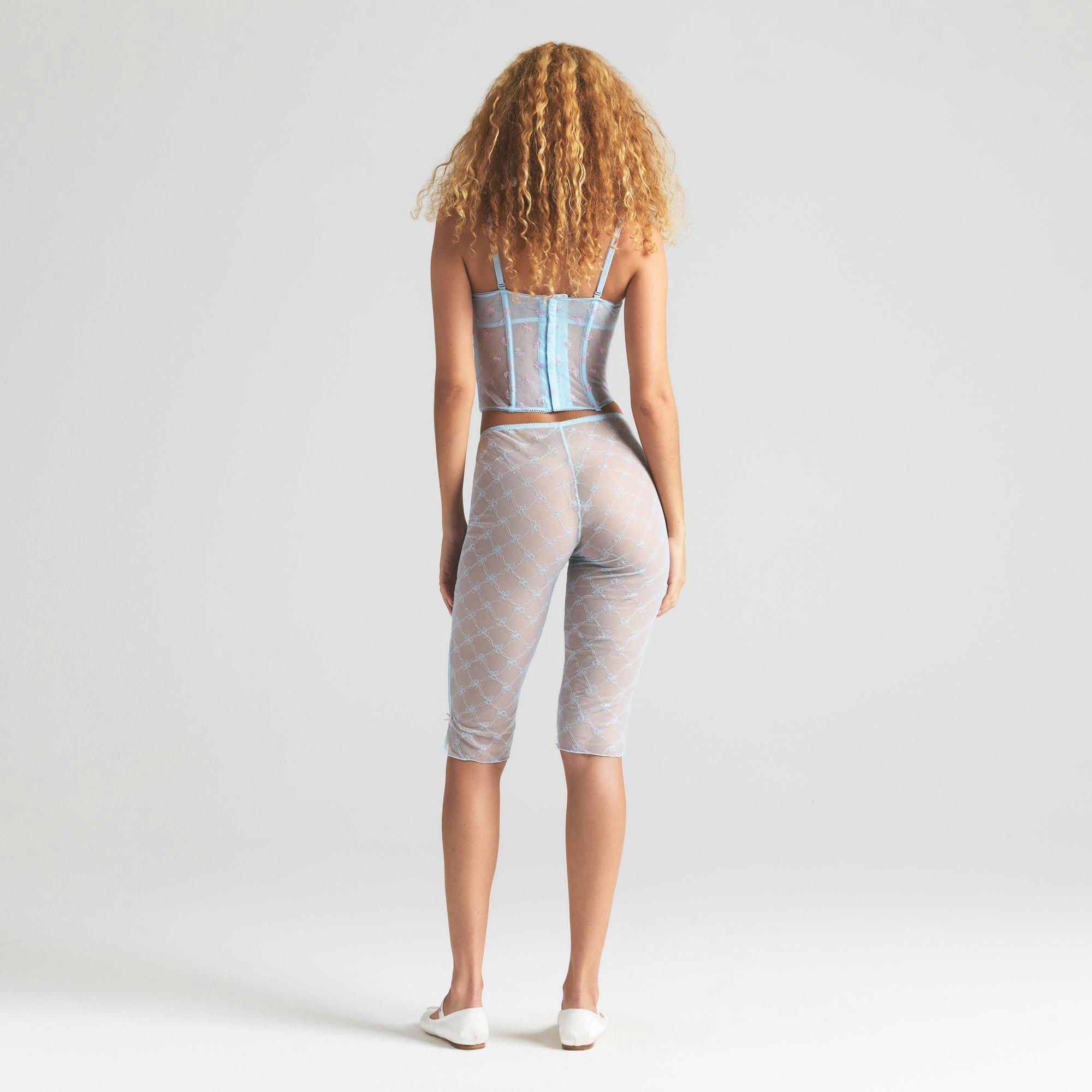 SPRING INTIMATES CAPRI | POWDER BLUE BOW TULLE Product Image