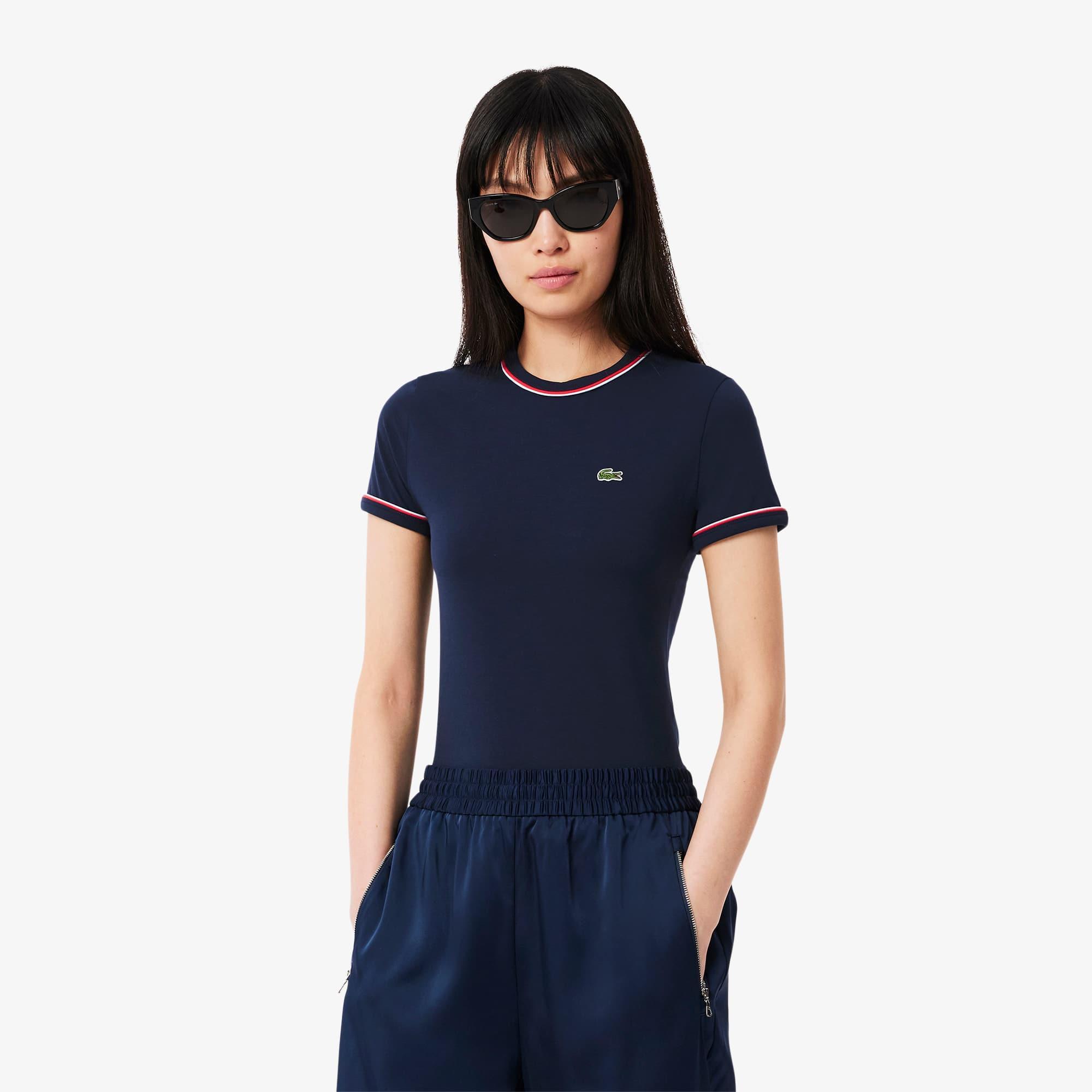 Women's Contrast Accent Jersey T-Shirt Product Image