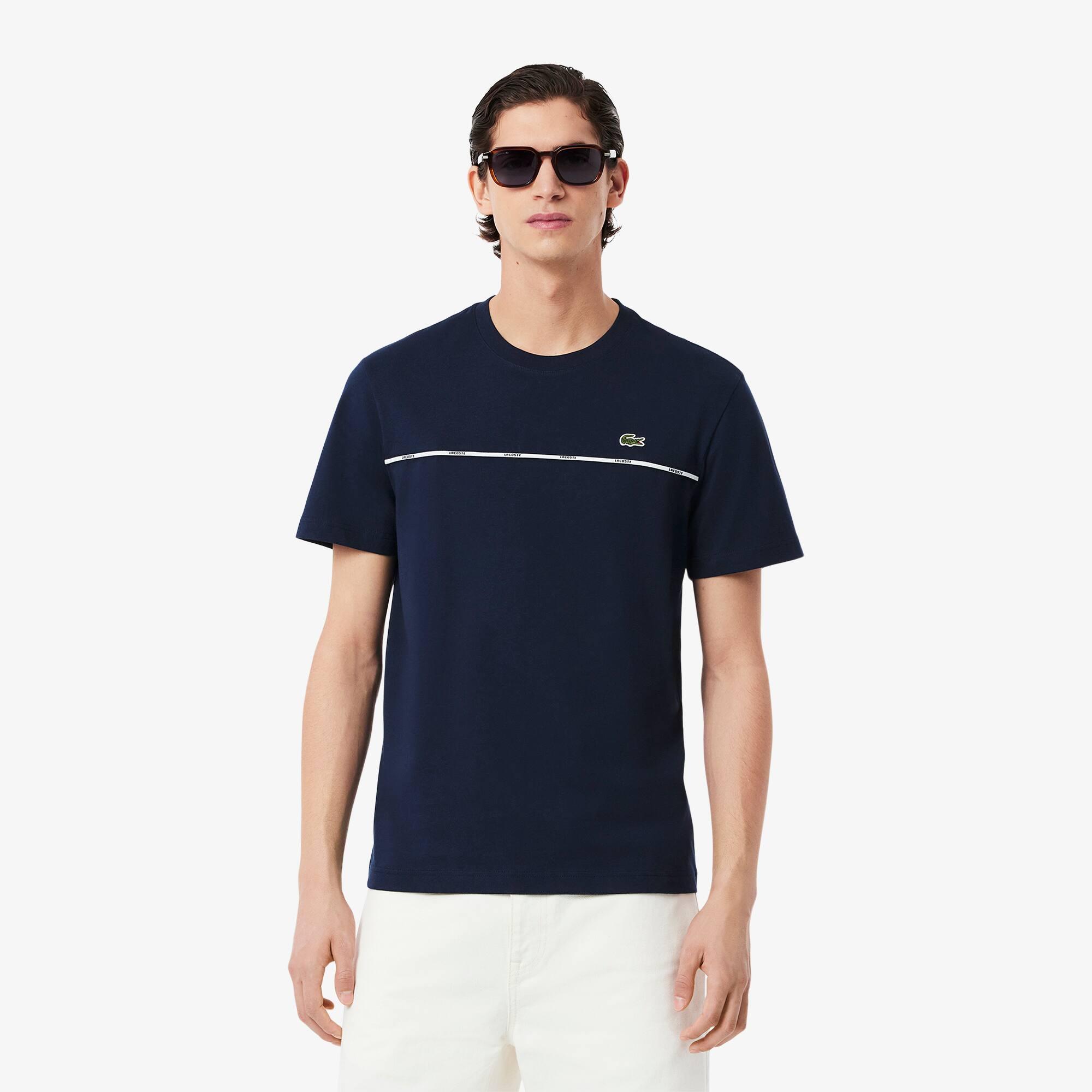 Lacoste Trim Cotton Jersey T-shirt Product Image
