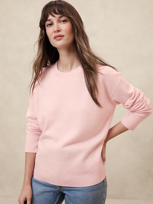 Merino-Cashmere Pullover Sweater Product Image