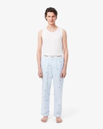 Printed Striped Cotton Pyjama Bottoms Product Image