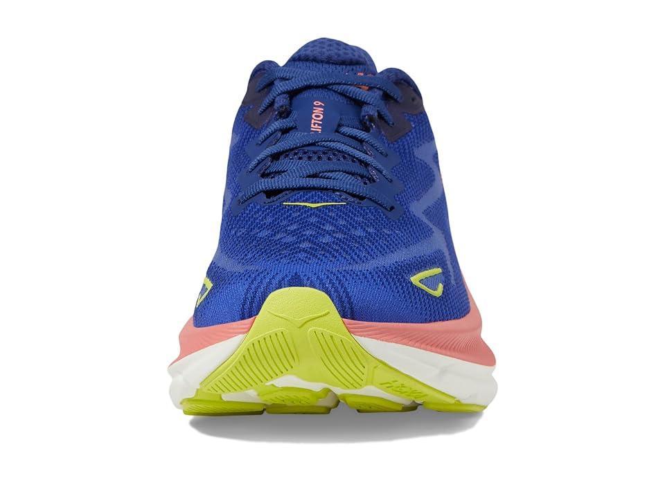 Hoka Women's Clifton 9 (Evening Sky/Coral) Women's Shoes Product Image
