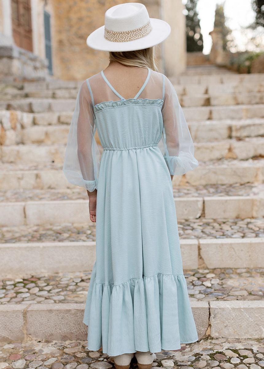 Jespyr Dress in Barely Blue Girls Product Image
