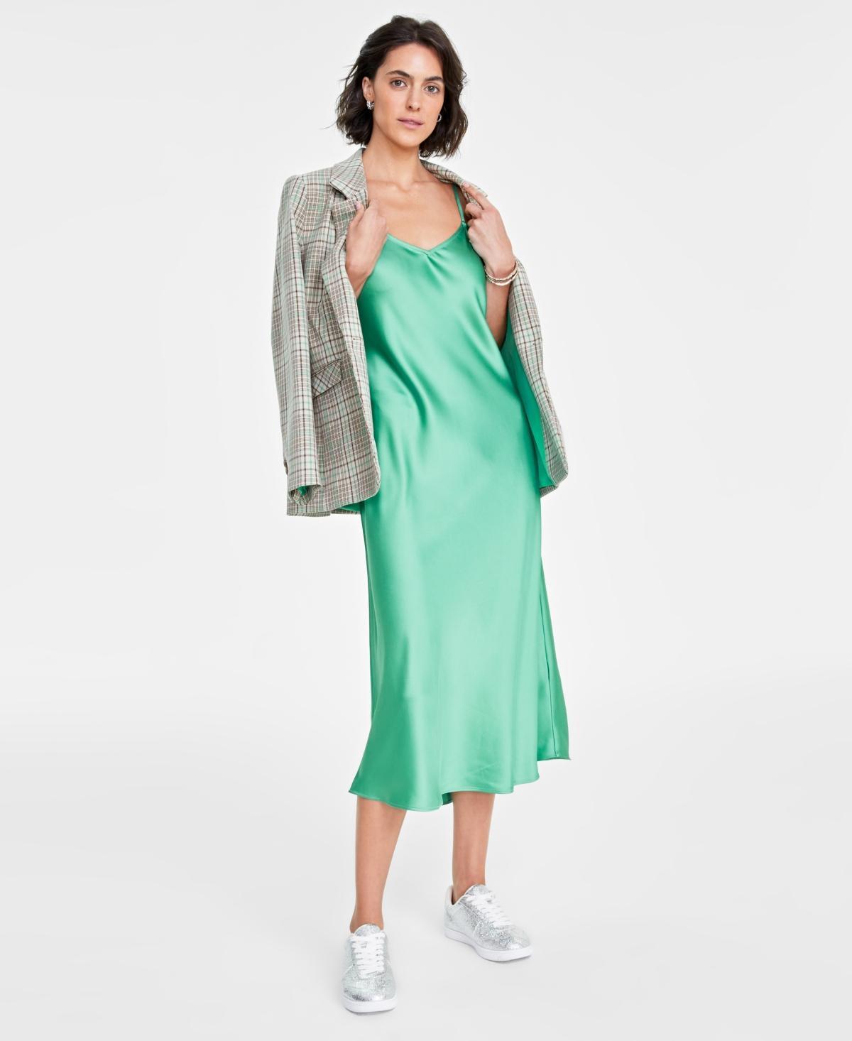 On 34th Womens Satin Midi Slipdress, Created for Macys Product Image