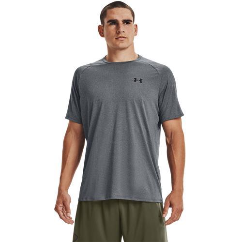 Under Armour Mens Tech 2.0 Short Sleeve Novelty T-Shirt - Black/Orange Product Image