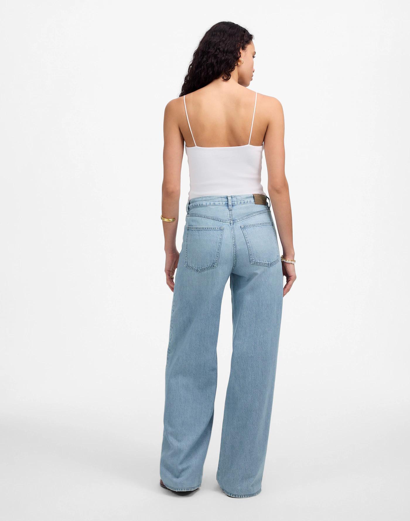 Superwide-Leg Jeans in Ashbury Wash: Airy Denim Edition Product Image