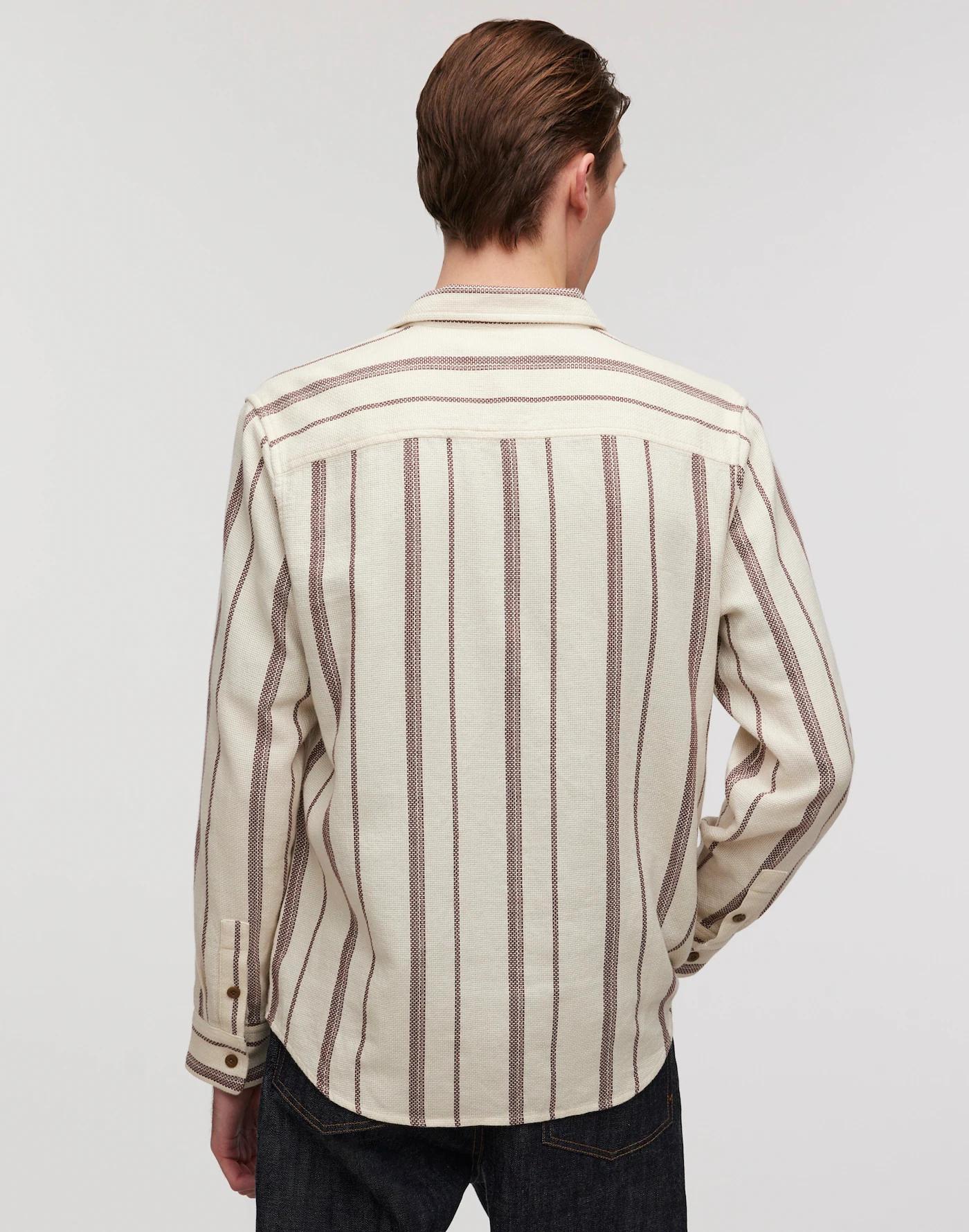 Easy Long-Sleeve Shirt in Cotton Dobby Product Image