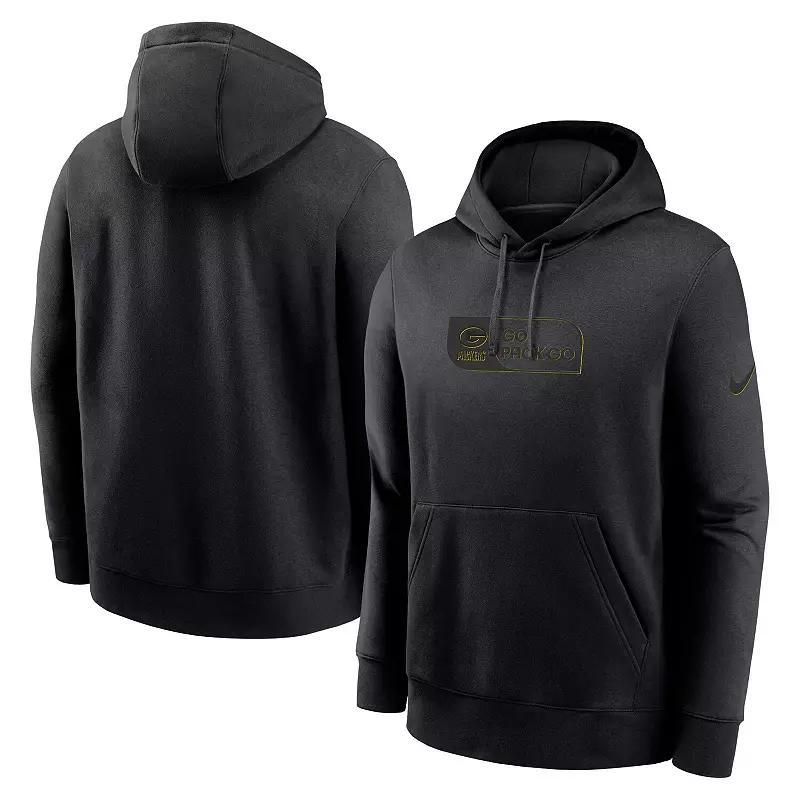 Mens Nike Philadelphia Eagles Edge French Terry Club Pullover Hoodie Product Image