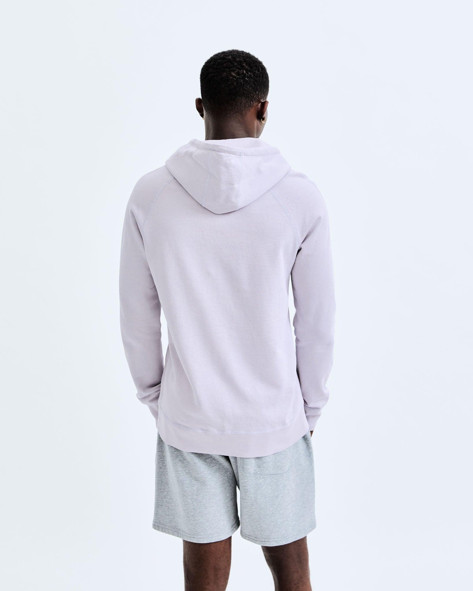 Lightweight Terry Slim Hoodie Male Product Image