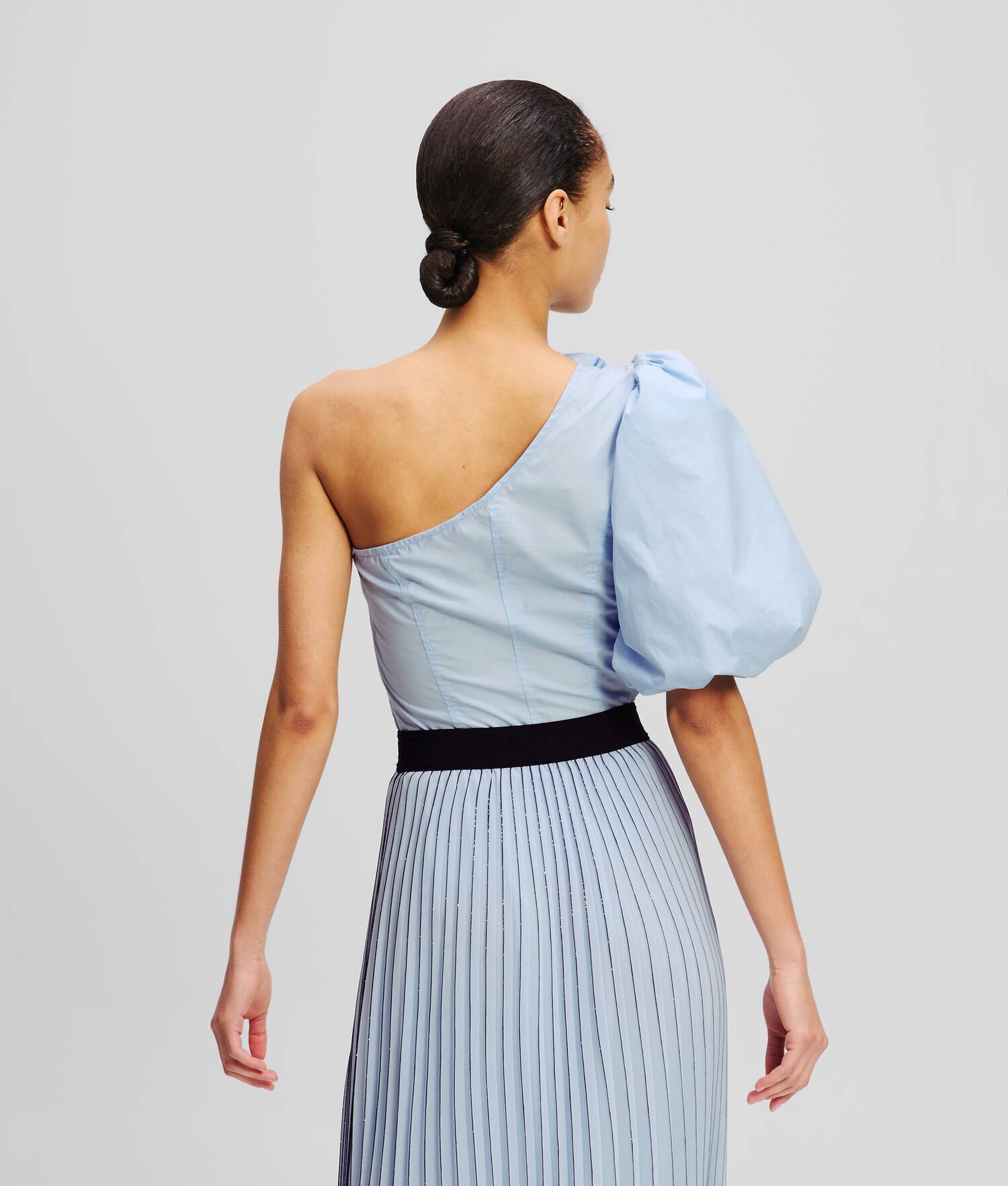 FLOWER ONE-SHOULDER SHIRT Product Image