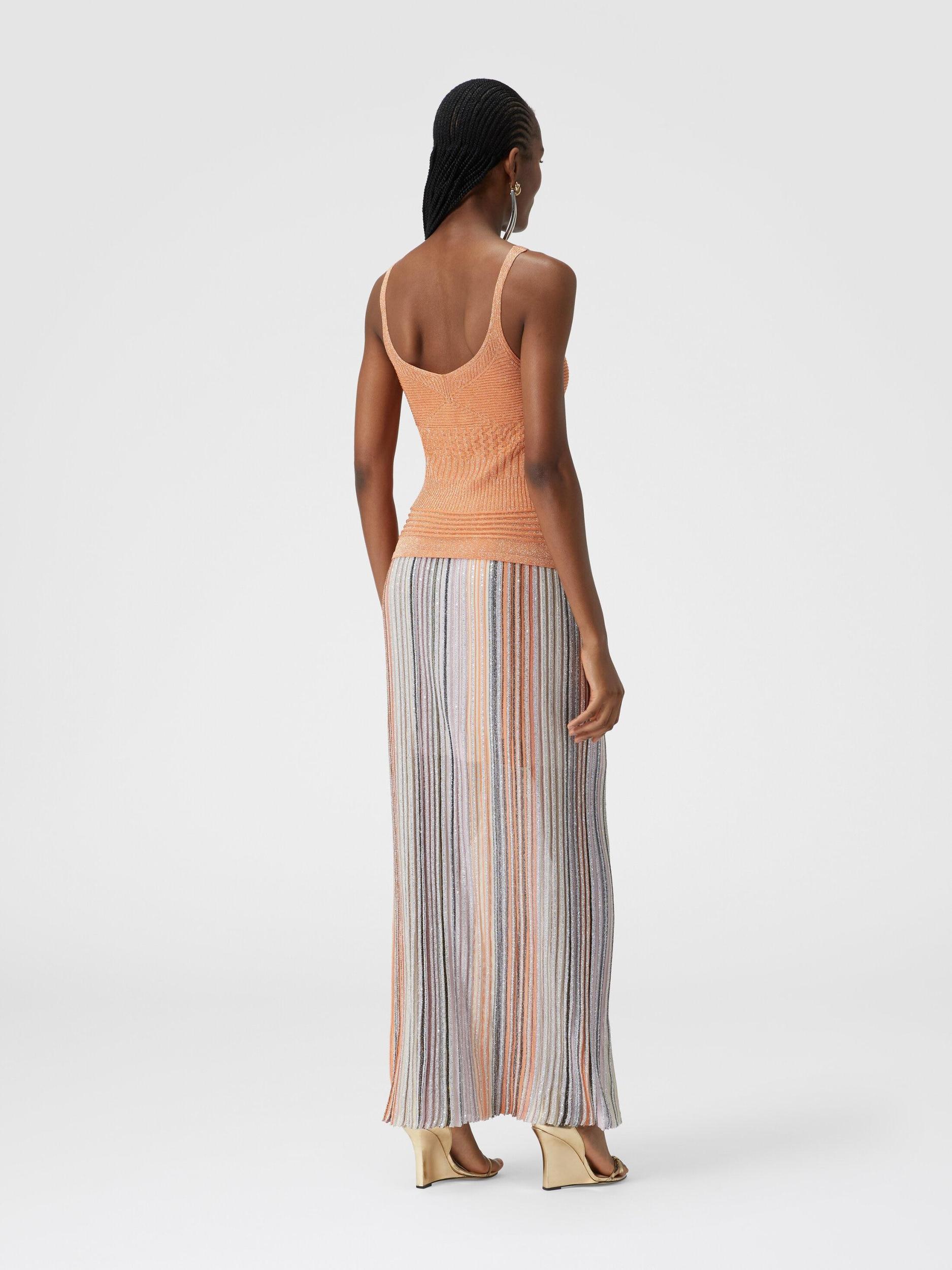 Lamé multi-processing viscose tank top Product Image