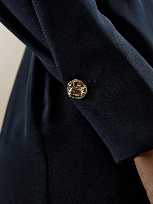 Boatneck Midi Dress with Belt Product Image