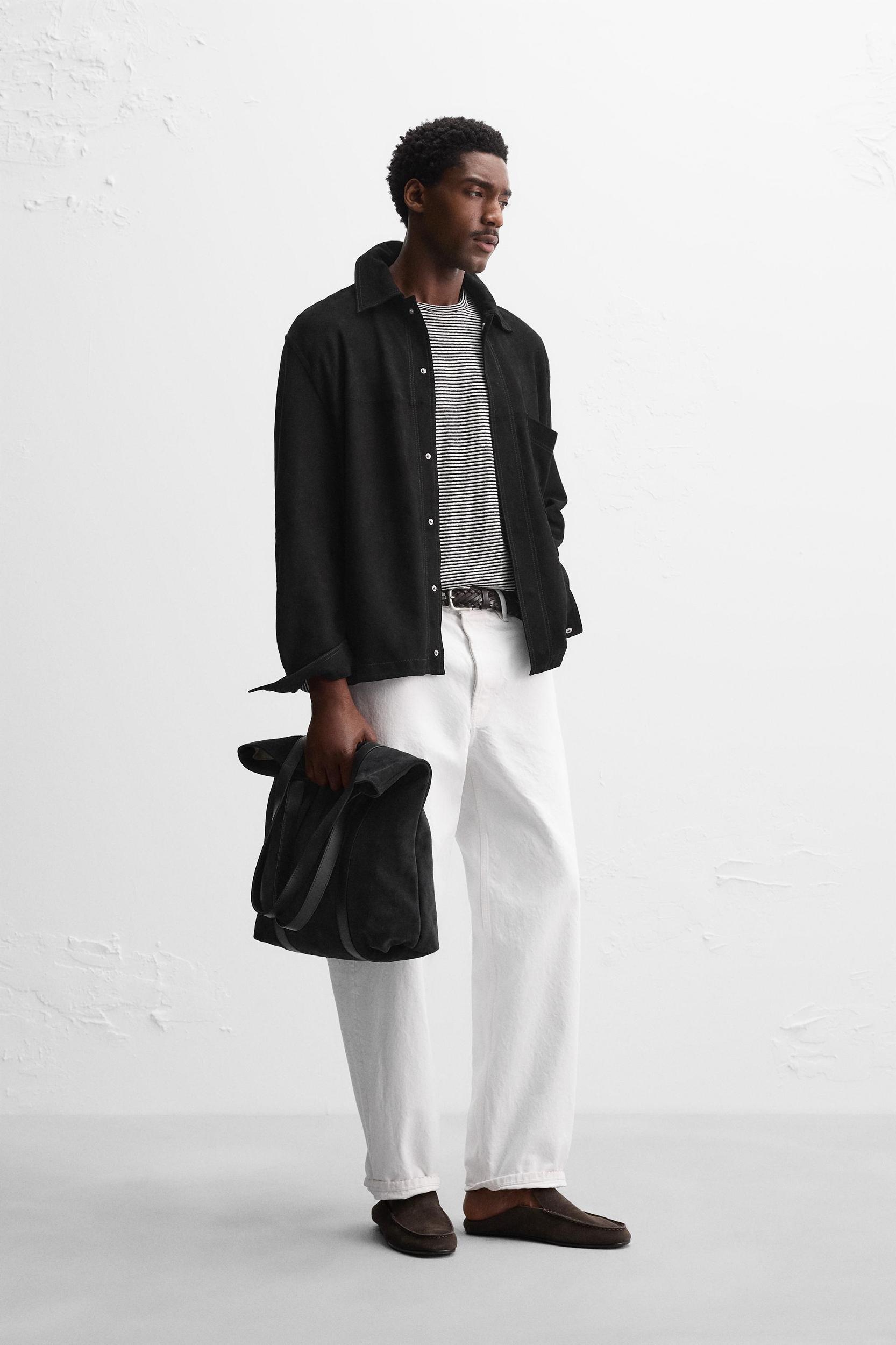 LIMITED EDITION SUEDE LEATHER OVERSHIRT Product Image