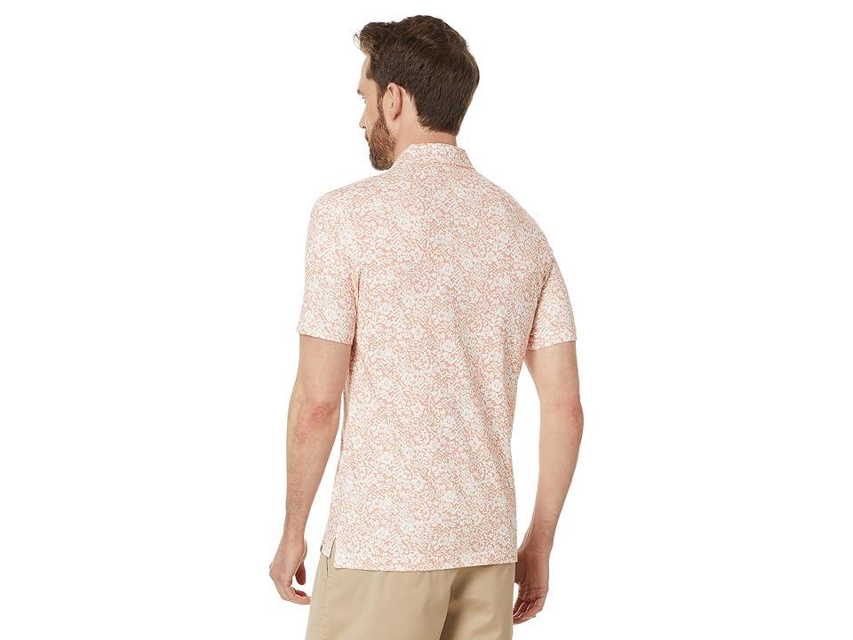 Faherty Short Sleeve Movement Pique Polo (Midnight Fishscale) Men's Short Sleeve Knit Product Image