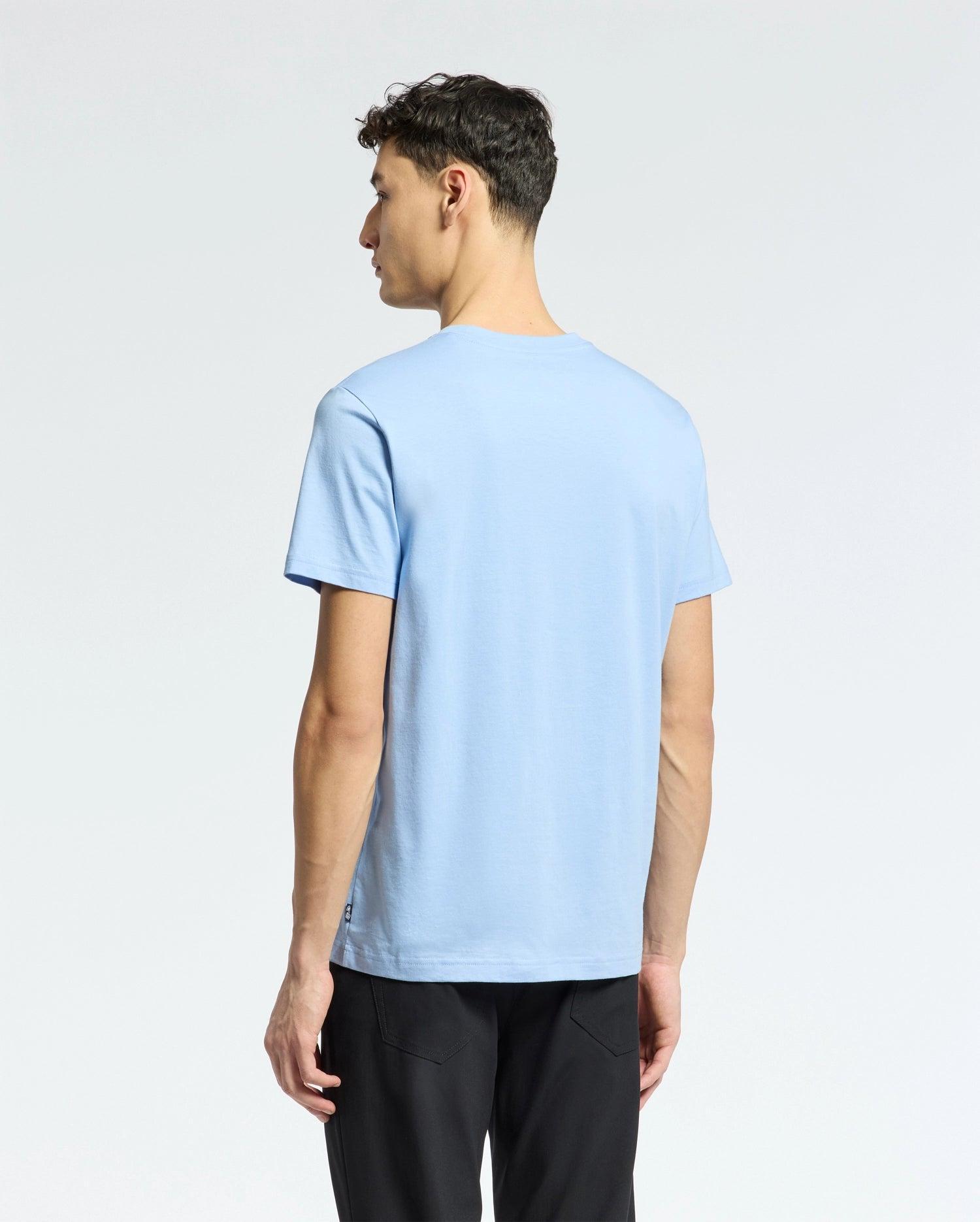Men's Berni Embroidered Wordmark Graphic Tee 472 SERENITY / XS Product Image