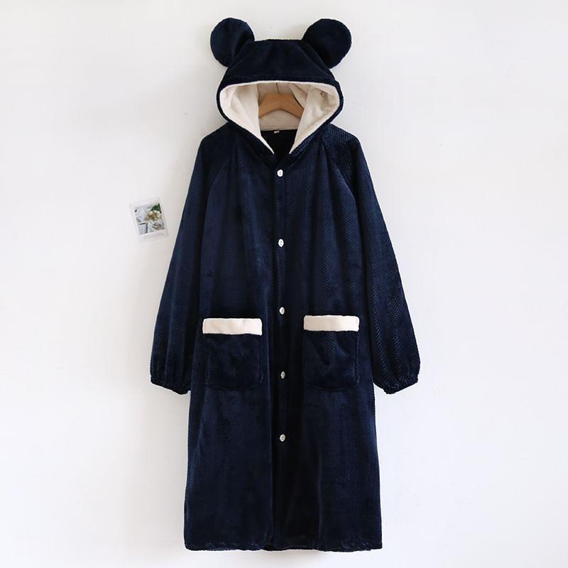 Couple Matching Hooded Pajama Robe (Various Designs) Product Image