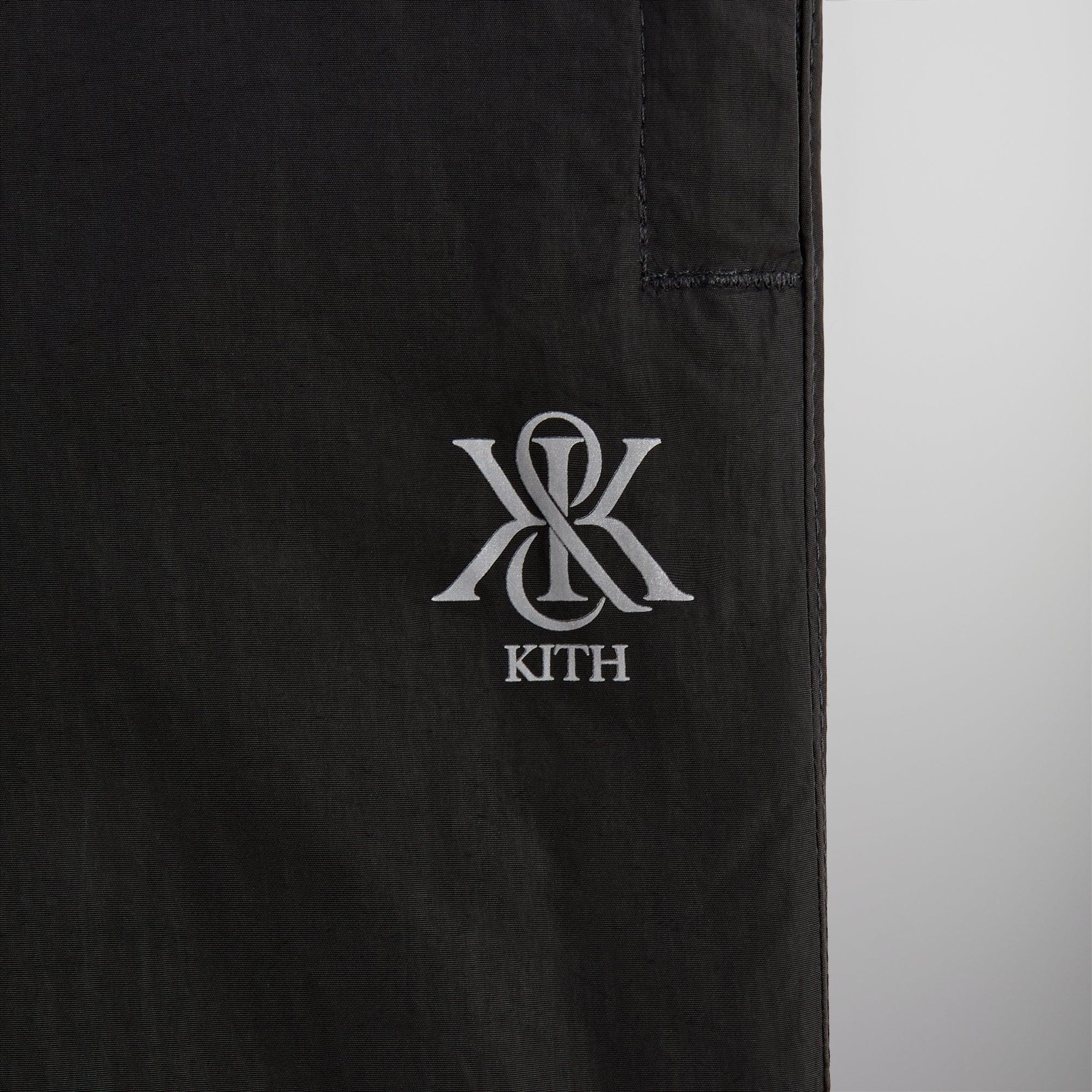 Kith Seamed Nylon Bolt Pant - Black Male Product Image