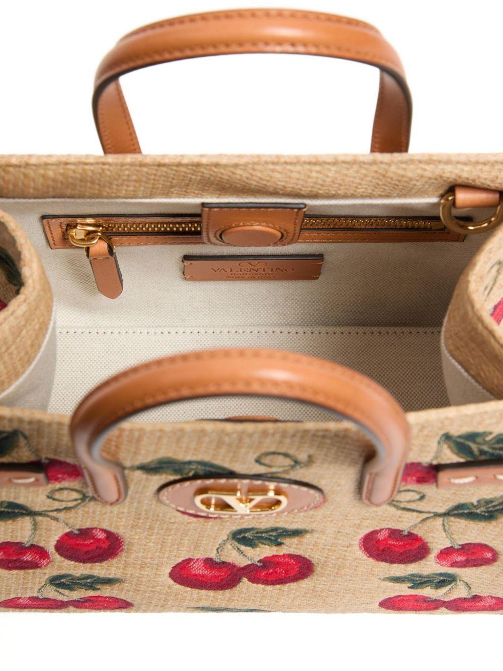 small Antibes Cherry-motif tote bag Product Image