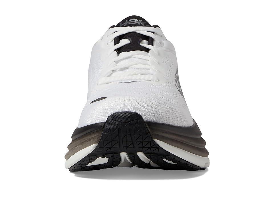 HOKA Mens HOKA Bondi 8 - Mens Shoes Gold/Black/White Product Image