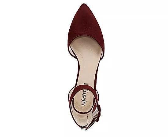 LifeStride Admire Women's Ankle Strap Pumps, Size: 7, Red Product Image