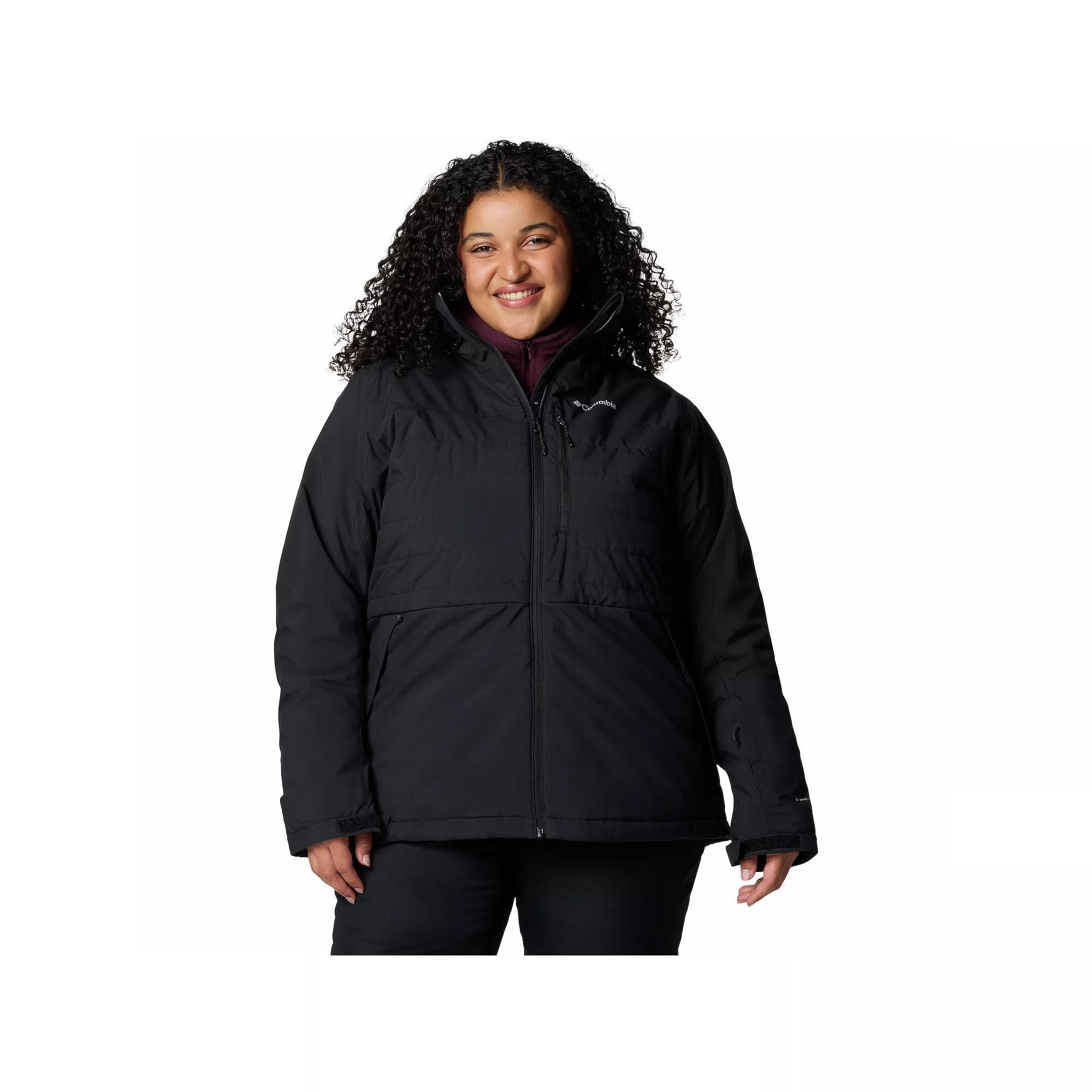 Plus Size Columbia Powdered Peak Insulated Jacket, Women's, Size: 2XL, Snowdrift Product Image
