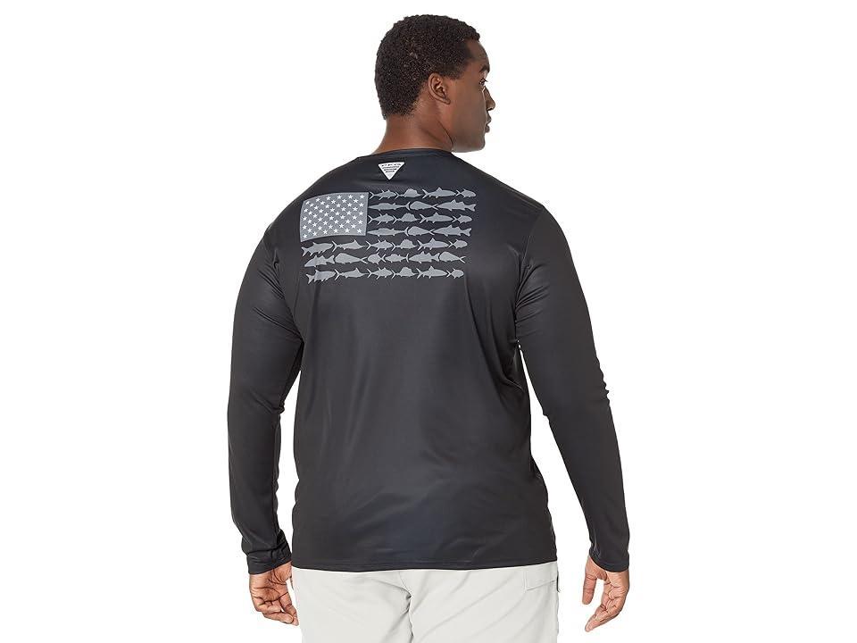 Columbia Men's PFG Terminal Tackle Fish Flag Long Sleeve Shirt - Big- Product Image