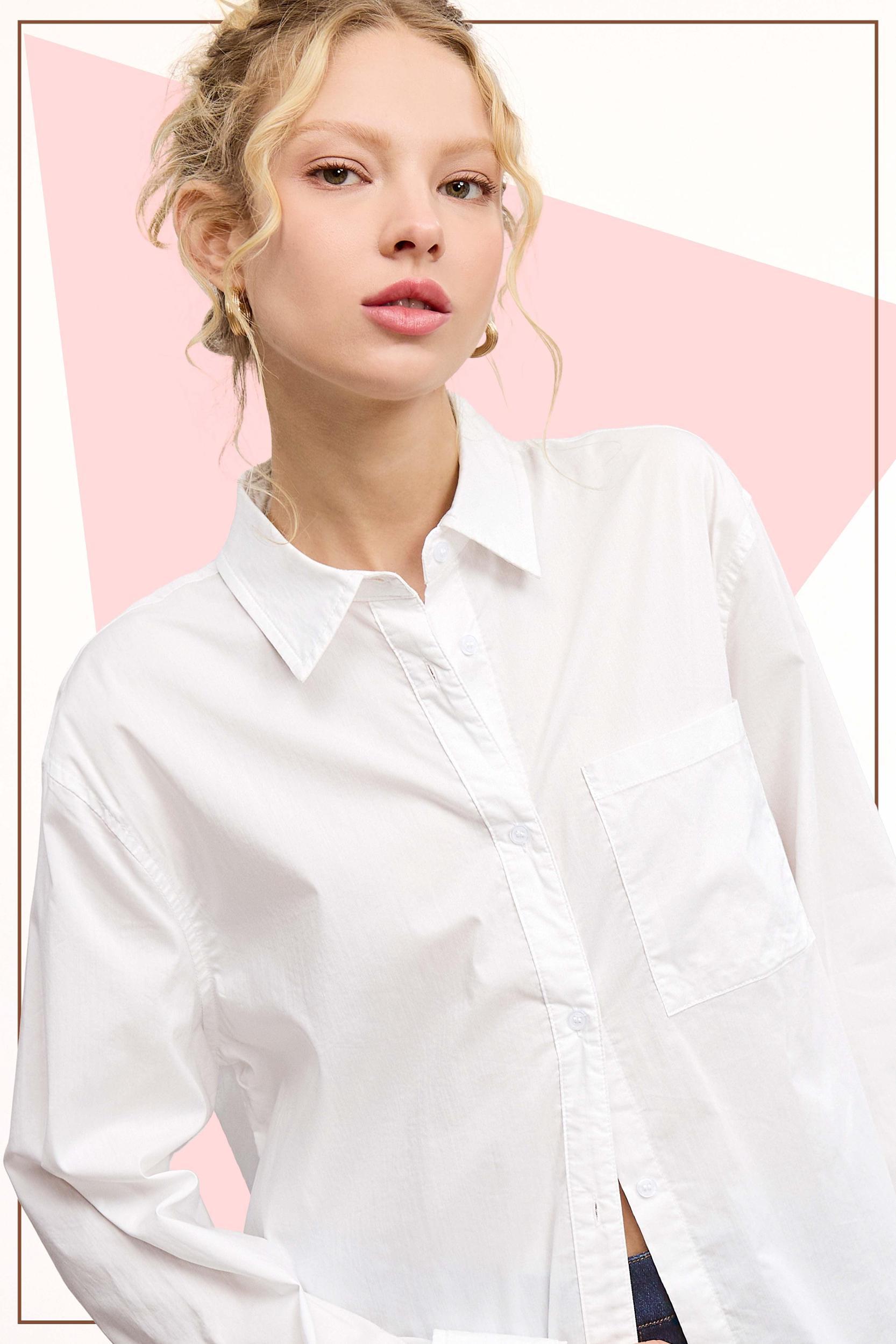 Button Down Basic Poplin Shirts Product Image