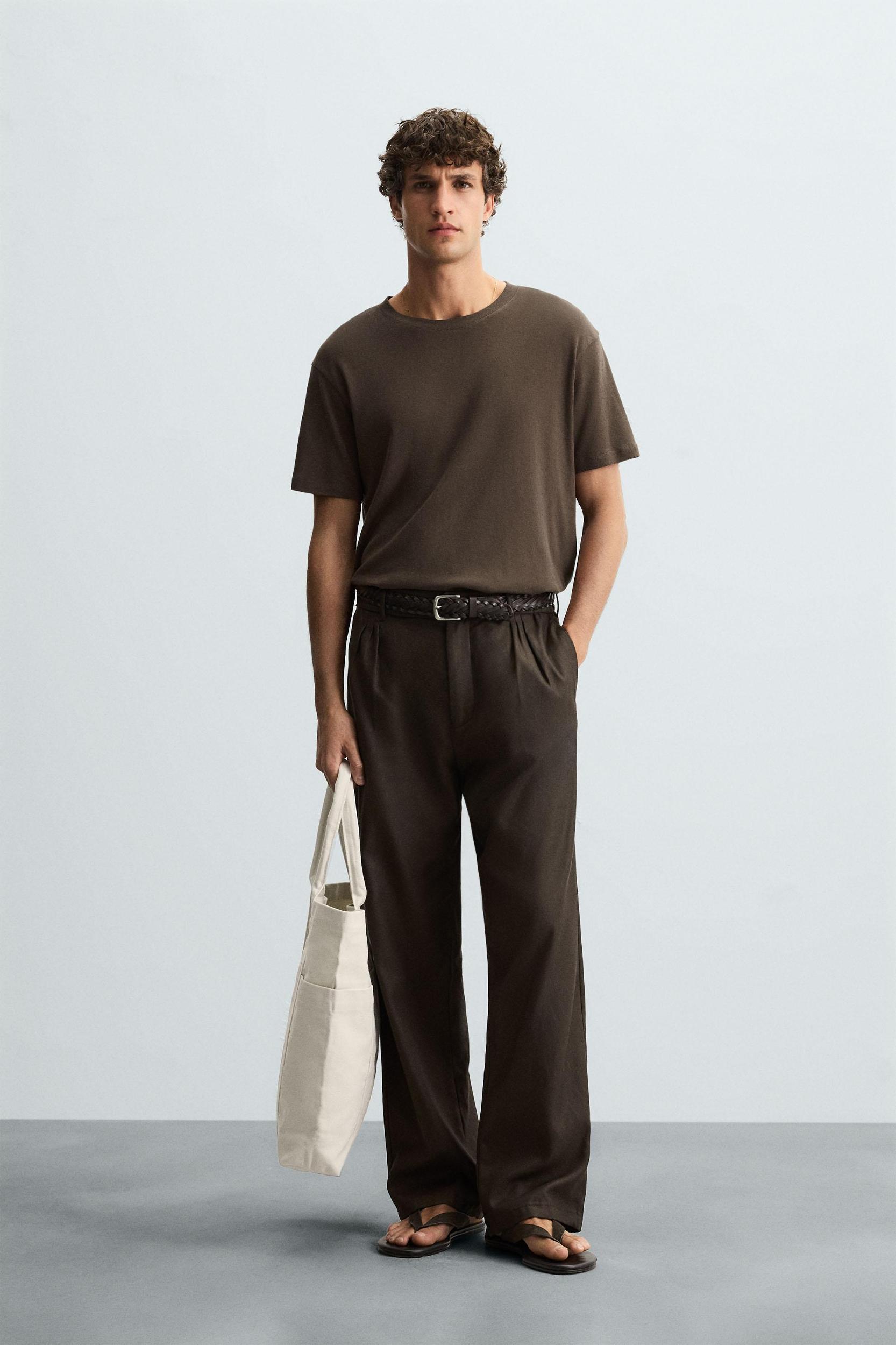 TEXTURED COTTON T-SHIRT Product Image