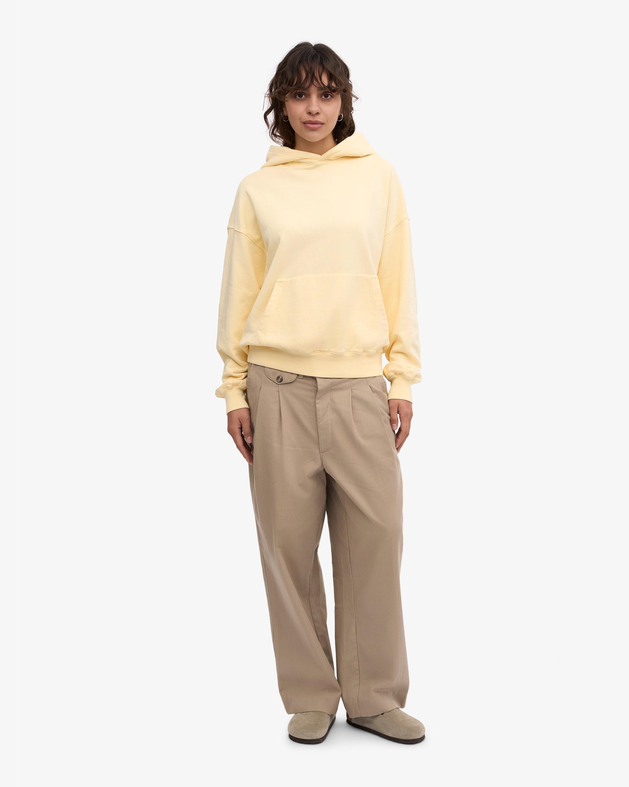 Organic Oversized Hood - Soft Yellow Product Image