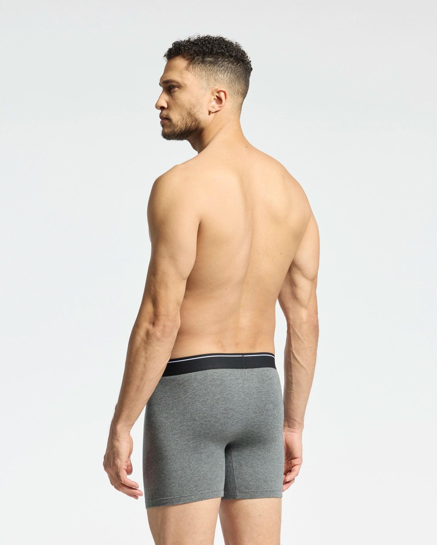 MENS SOLID KNIT 2 PACK BOXER BRIEF - B6V906ARCM Product Image