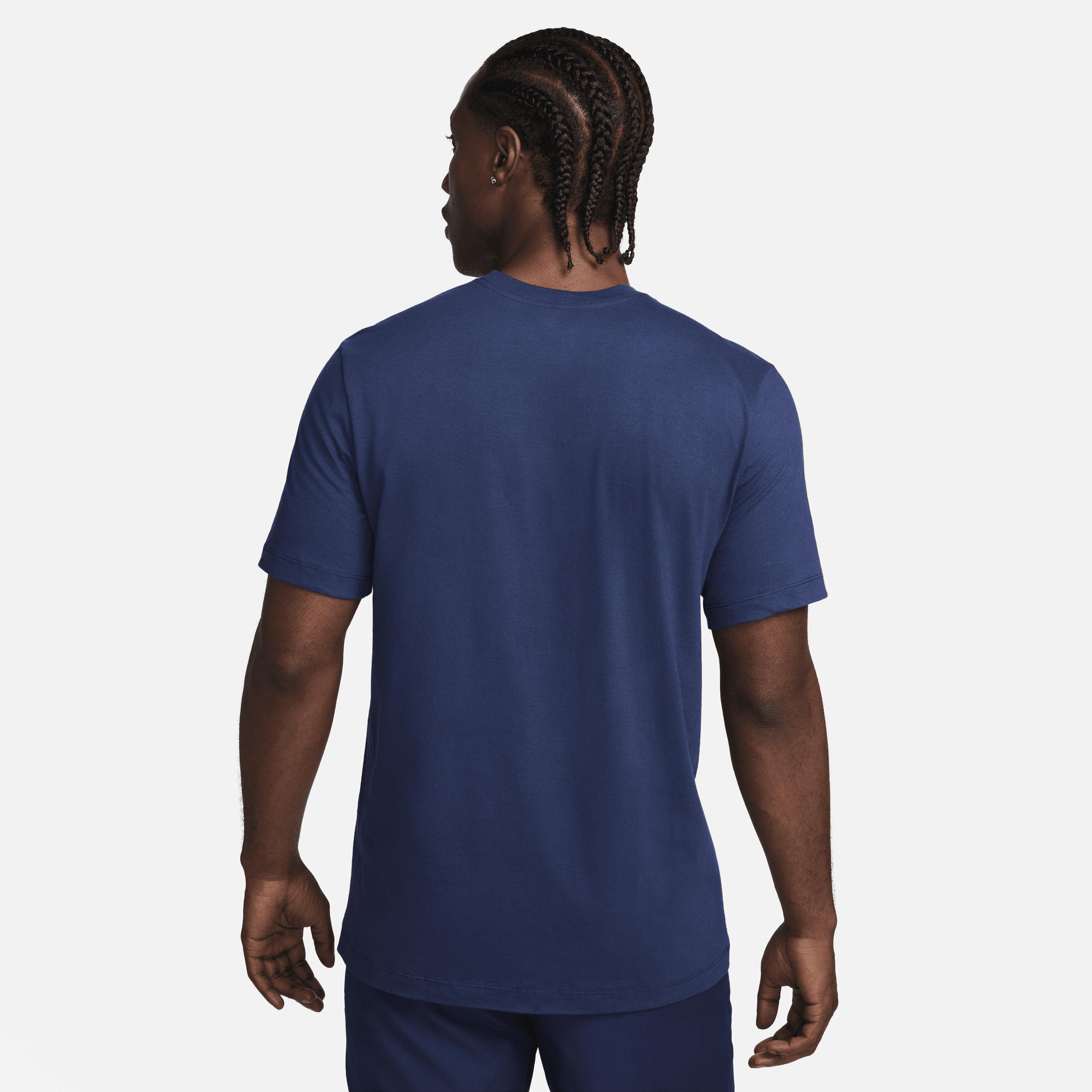 Men's Nike Navy Paris Saint-Germain Swoosh T-Shirt, Size: Large, Psg Blue Product Image