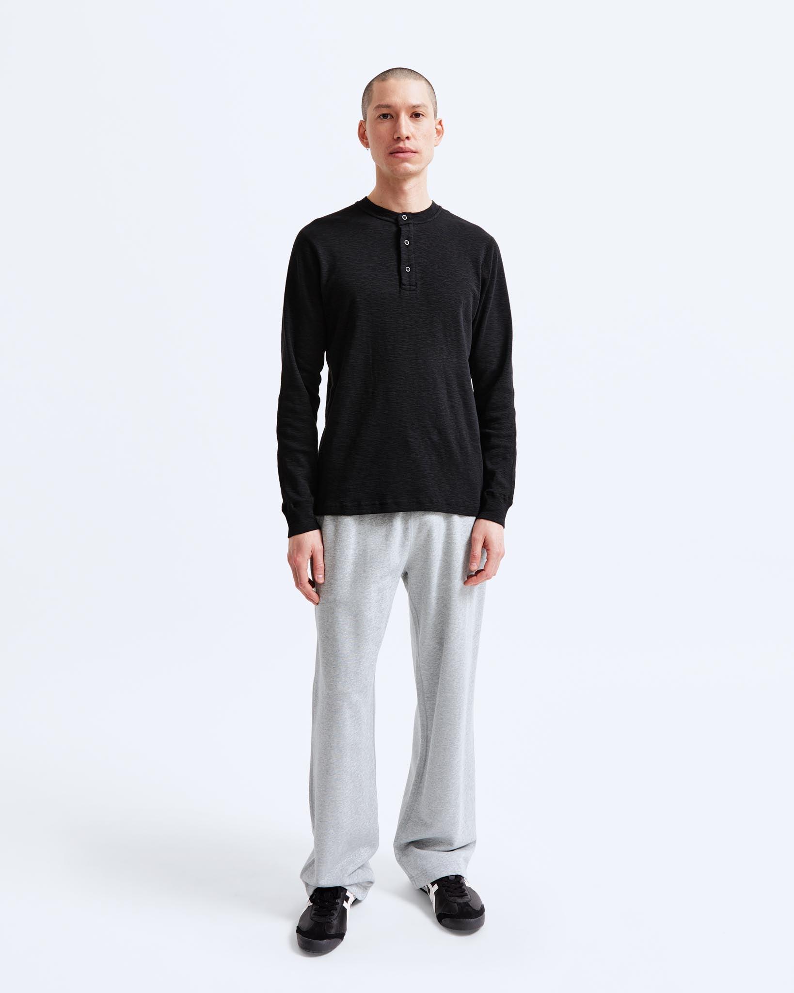 1X1 Slub Slim Henley Male Product Image