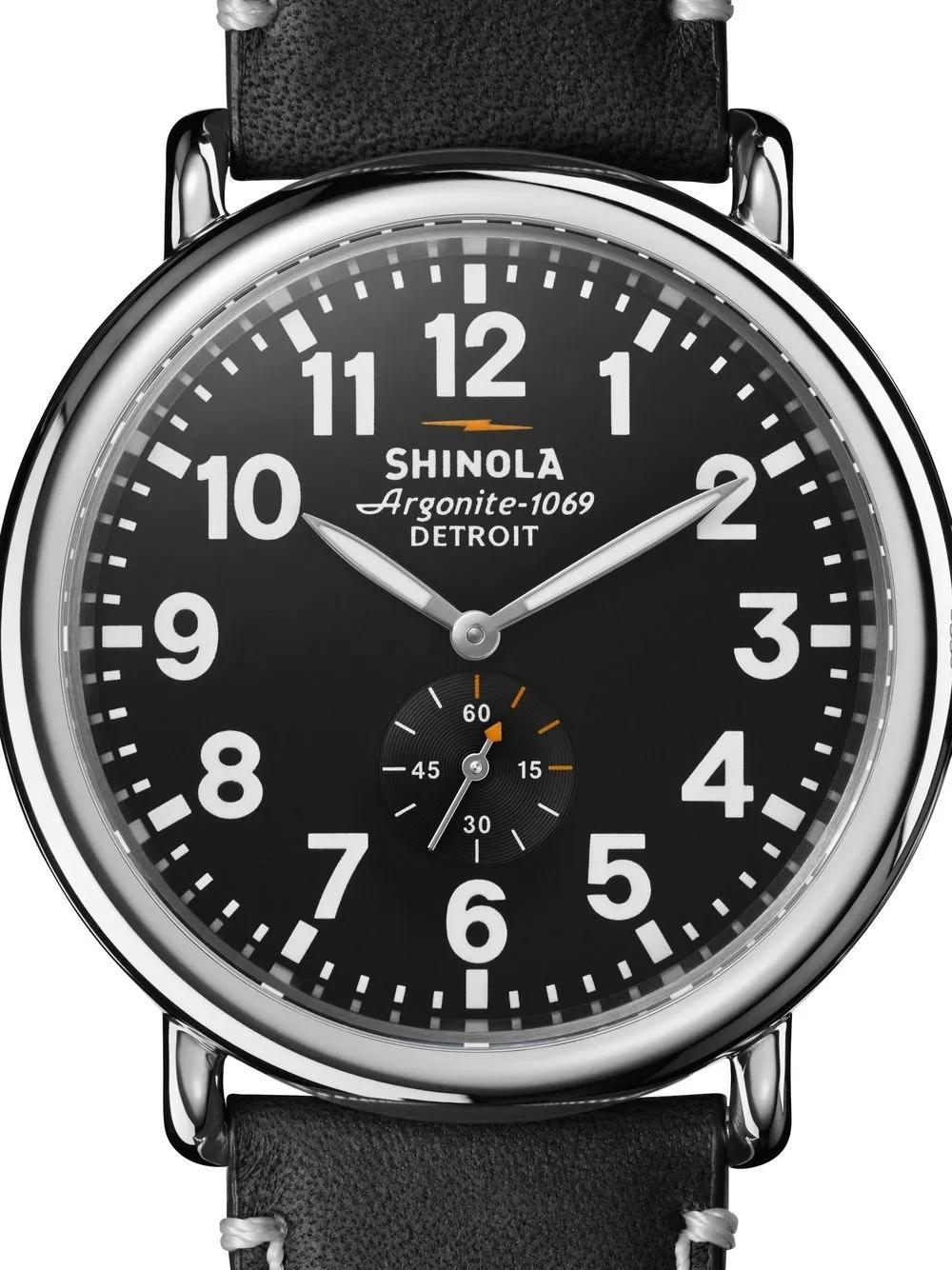 SHINOLA The Runwell Chronograph 47mm In Schwarz Product Image