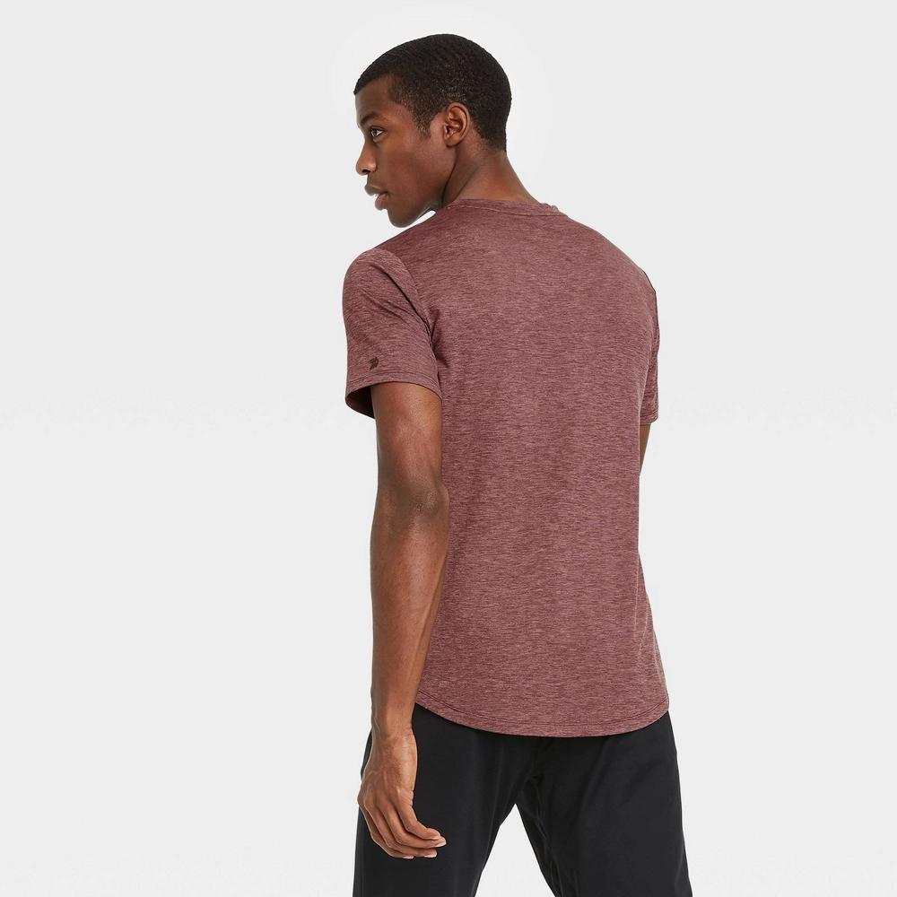 Mens Short Sleeve Soft Stretch T-Shirt - All In Motion Black XL: Moisture Wicking, Quick Dry, UPF 50+ Product Image