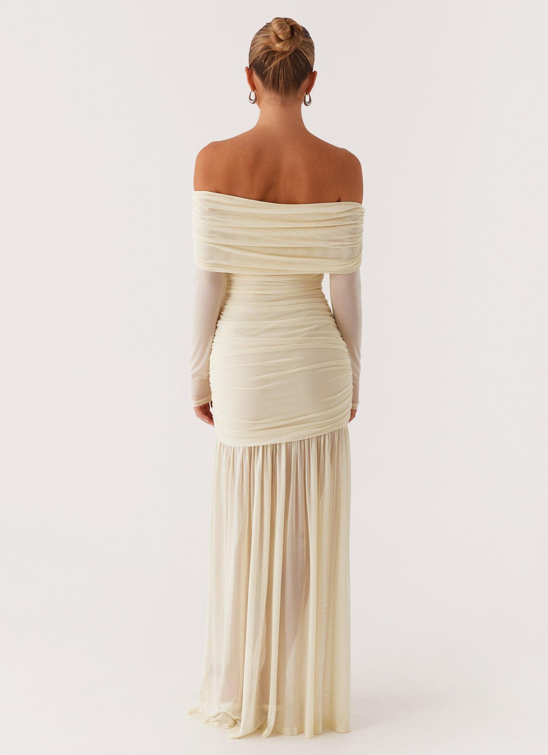 Ginny Maxi Dress - Yellow Product Image