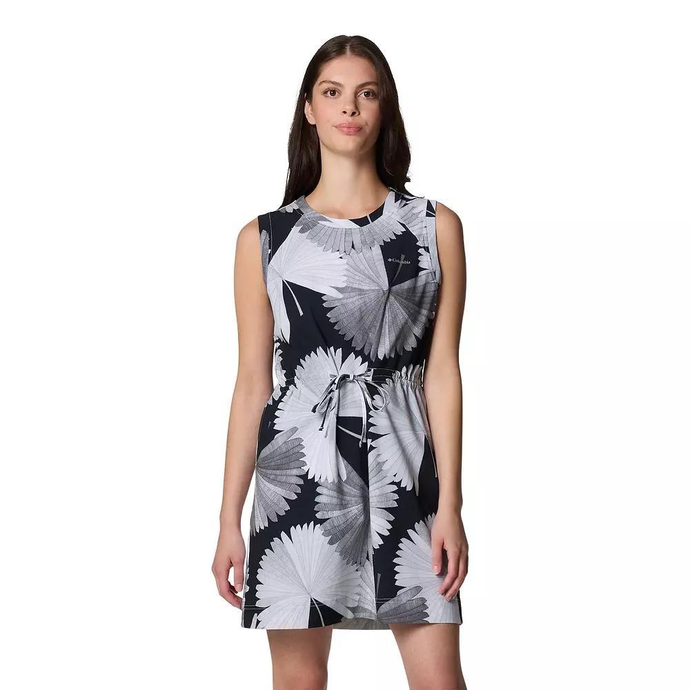 Women's Columbia Bogata Bay Sleeveless Printed Dress, Size: XXL, White Rays Product Image