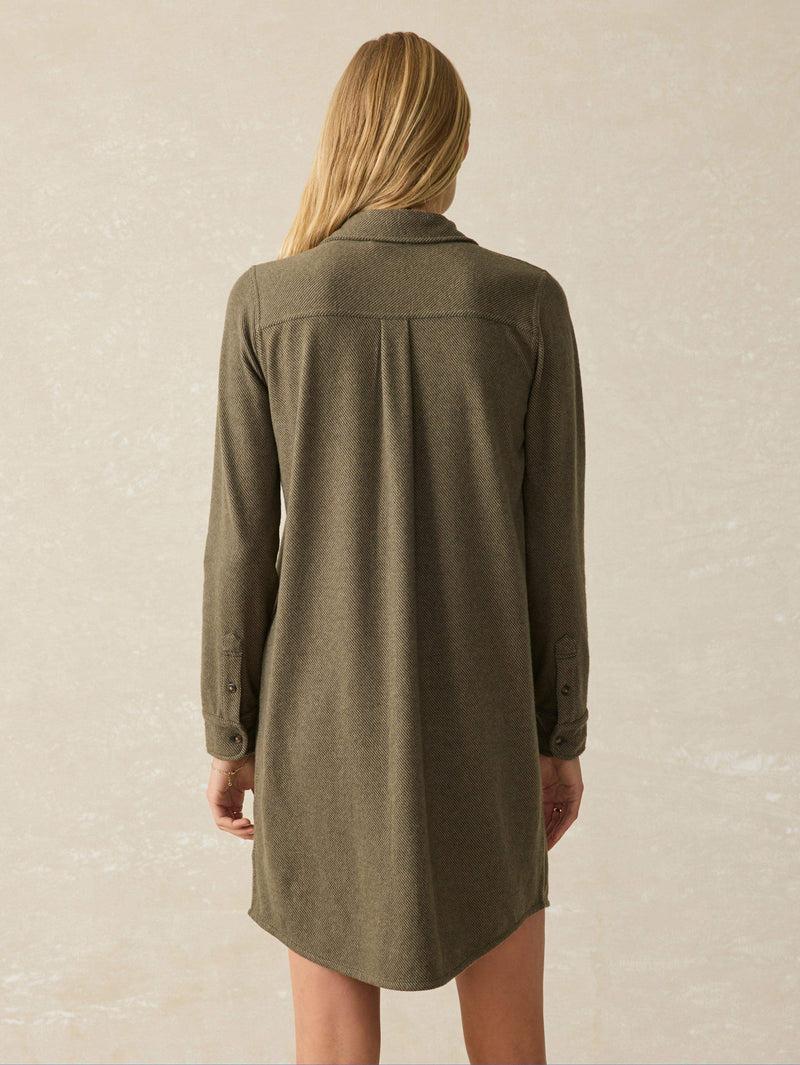Legend™ Sweater Dress - Olive Melange Twill Female Product Image