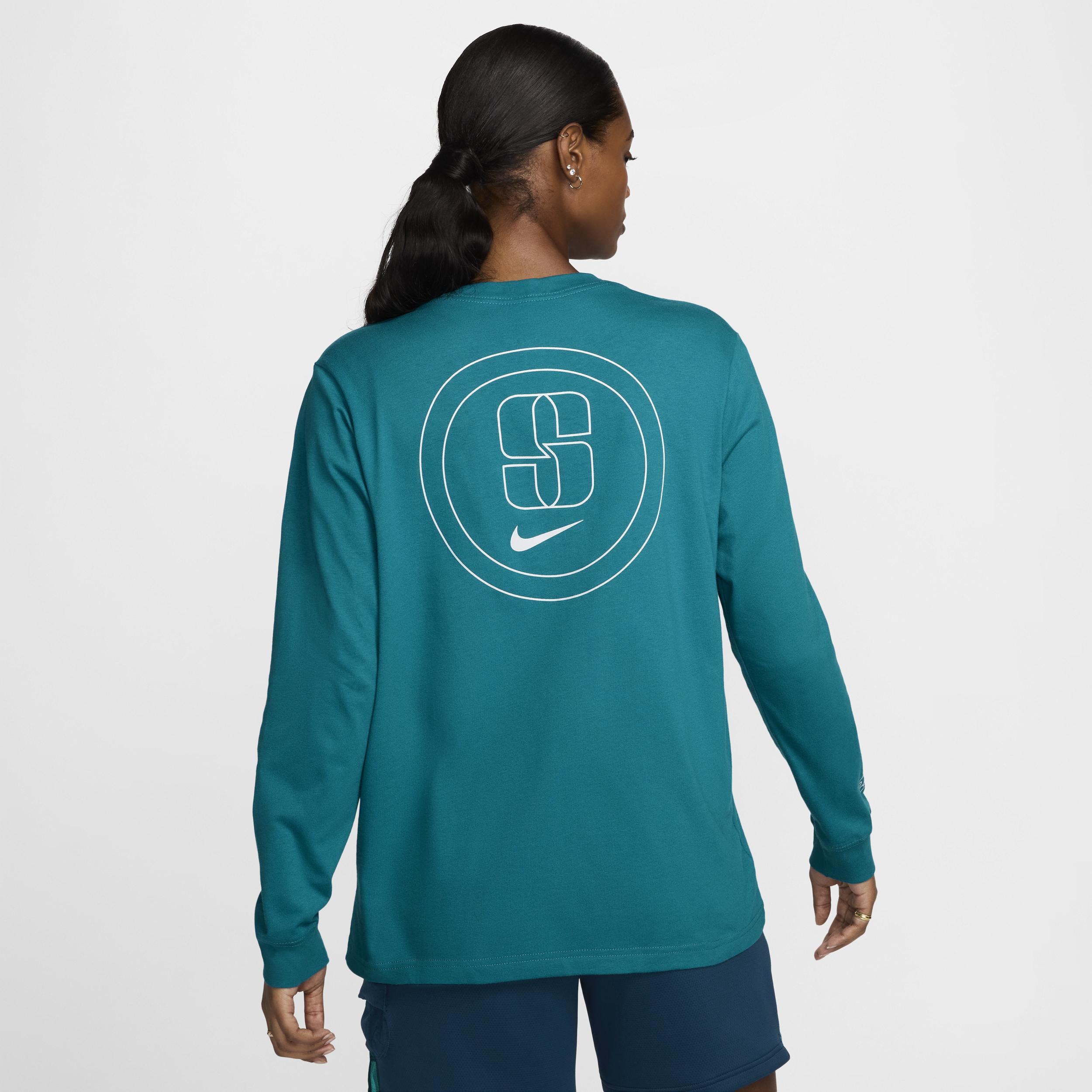Nike Womens Sabrina Long-Sleeve Basketball T-Shirt Product Image